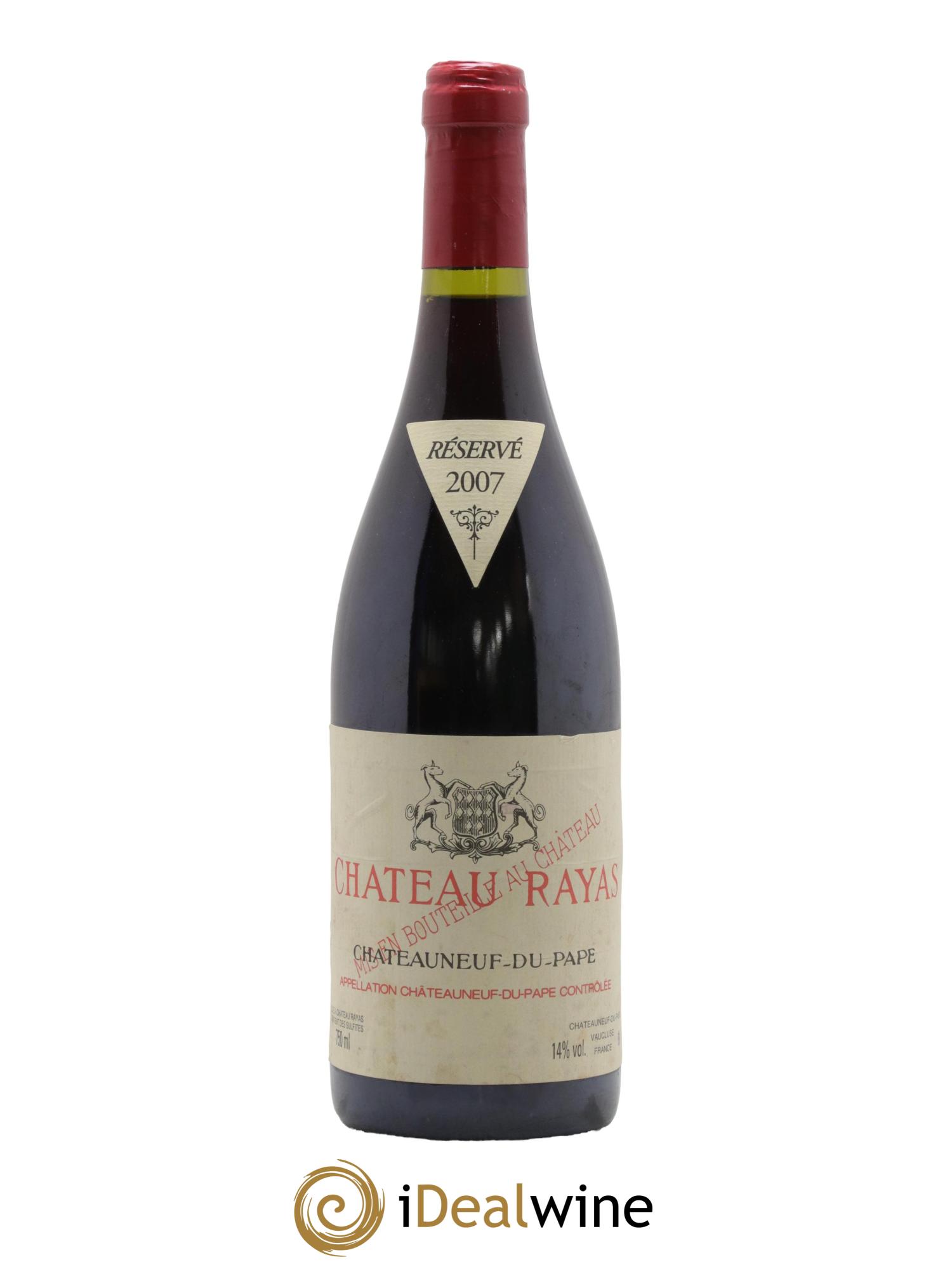 Châteauneuf-du-Pape Château Rayas Emmanuel Reynaud 2007 - Lot de 1 bouteille - 0