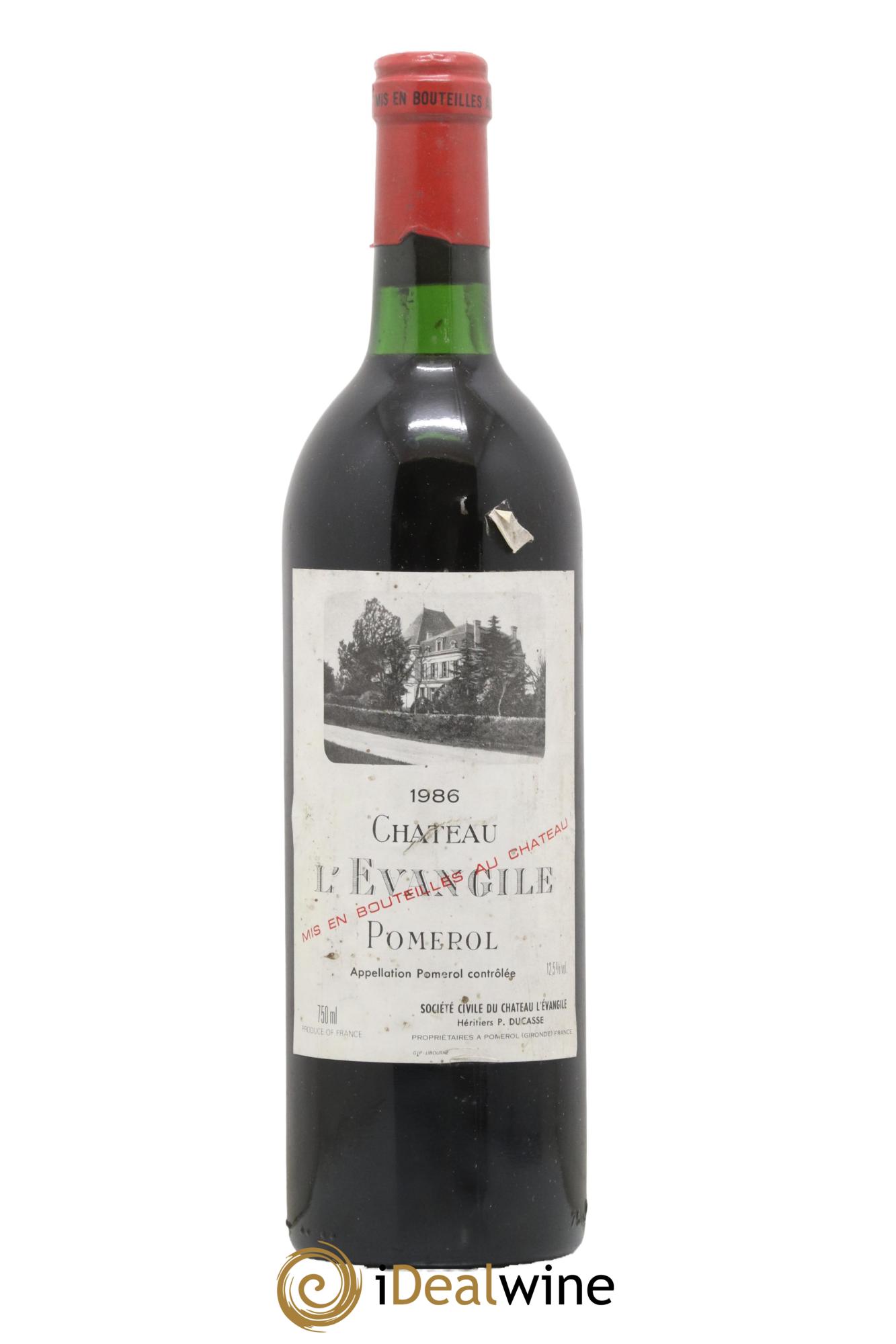 Château l' Évangile 1986 - Lot de 1 bouteille - 0