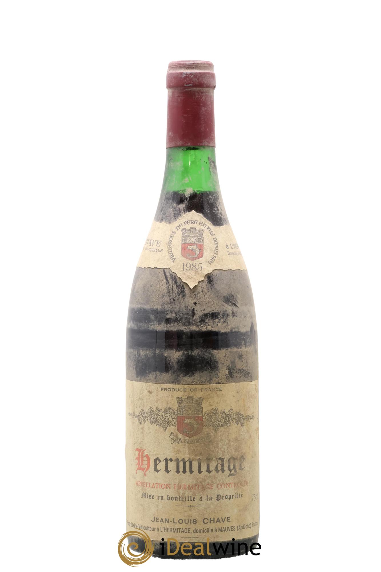 Hermitage Jean-Louis Chave 1985 - Lot de 1 bouteille - 0