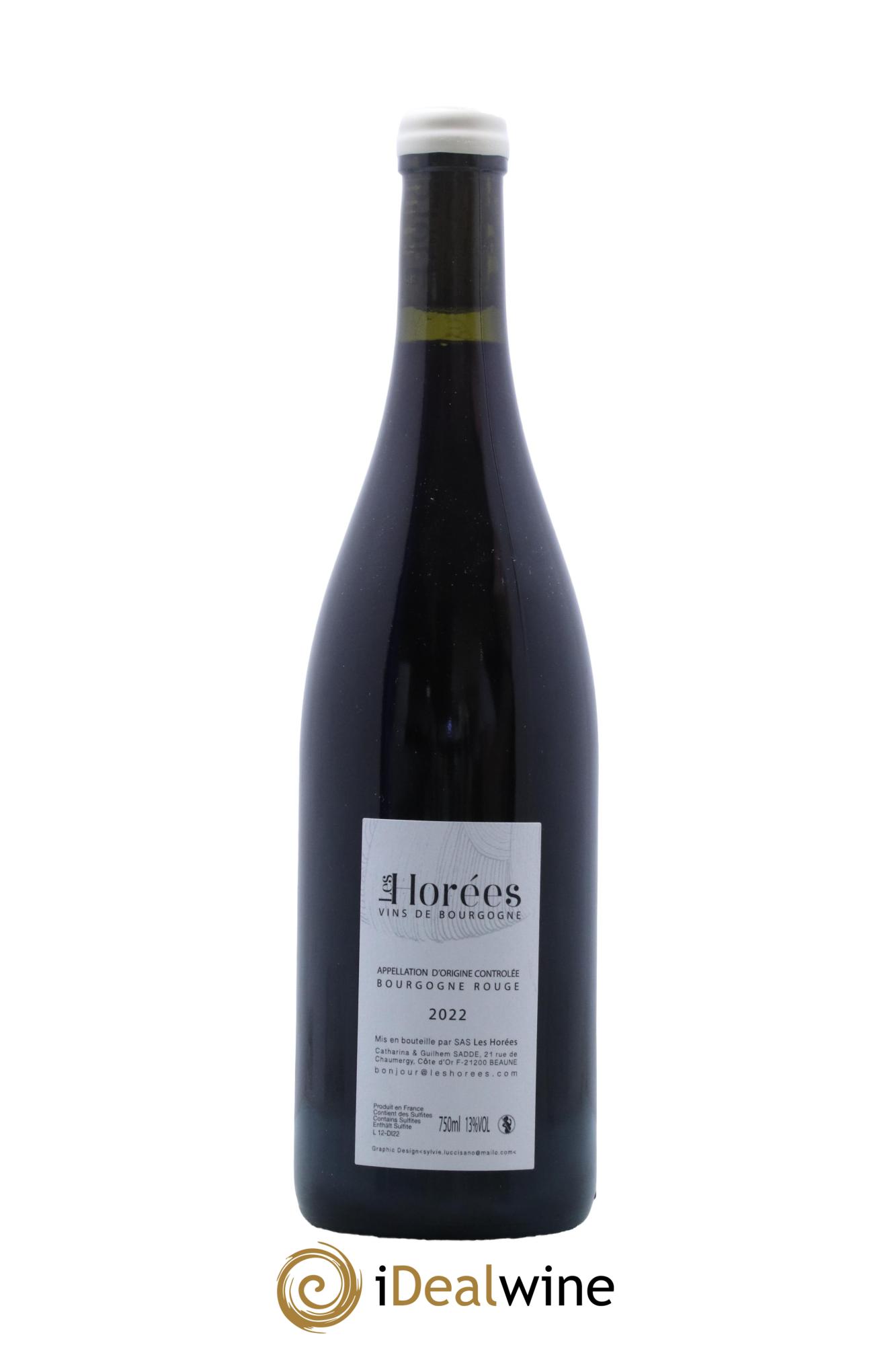 Bourgogne Des Six Ifs Les Horées 2022 - Lot de 1 bouteille - 1