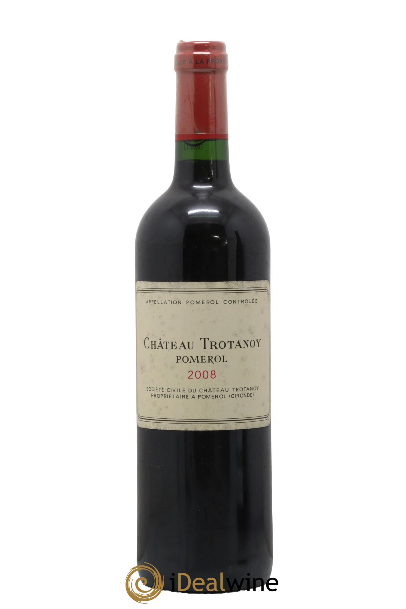 Château Trotanoy 2008 - Lot de 1 bouteille - 0