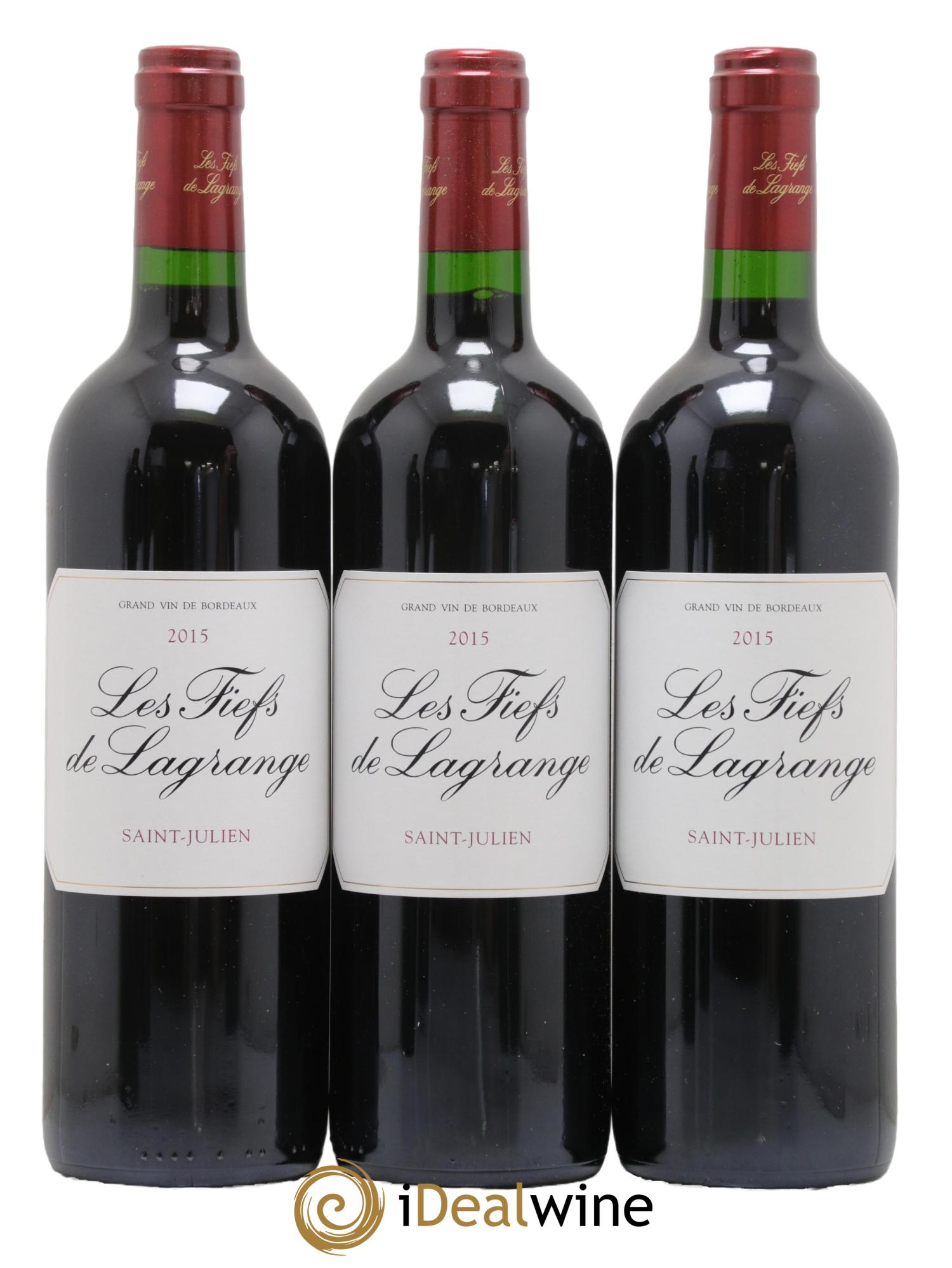 Les Fiefs de Lagrange Second Vin  2015 - Posten von 6 Flaschen - 1