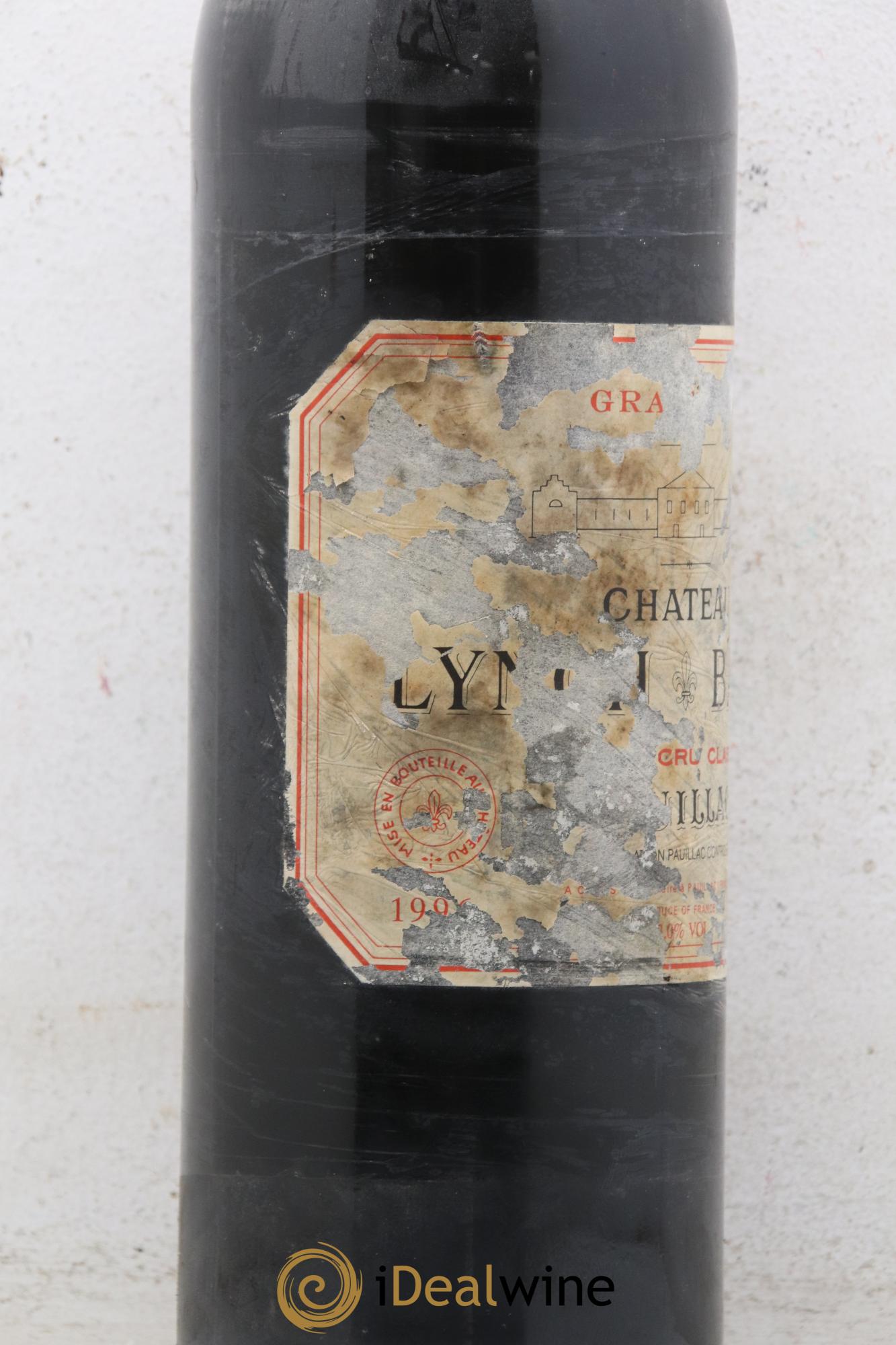 Château Lynch Bages 5ème Grand Cru Classé 1996 - Lot de 1 bouteille - 1