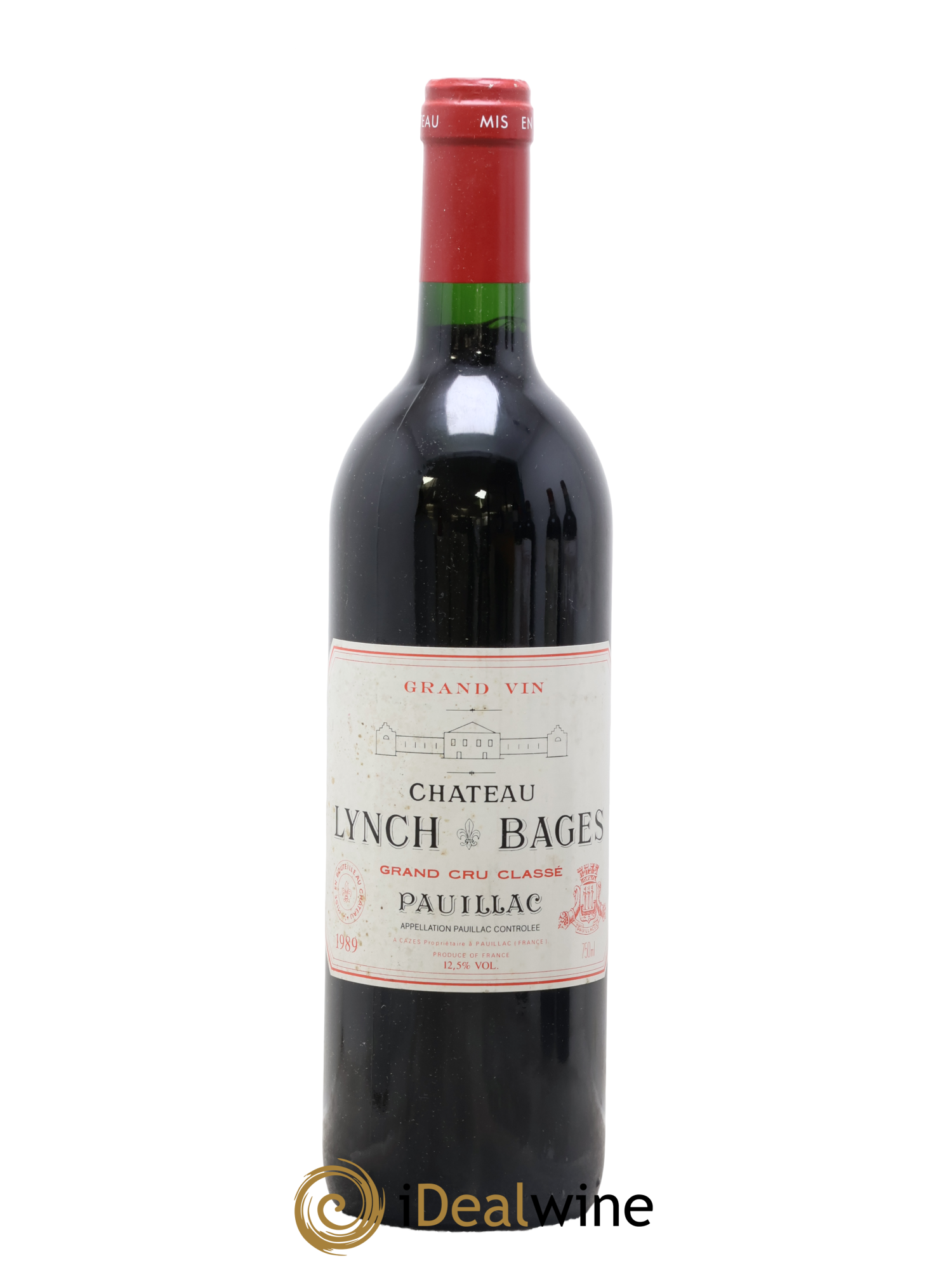 Château Lynch Bages 5ème Grand Cru Classé 1989 - Lot de 1 bouteille - 0