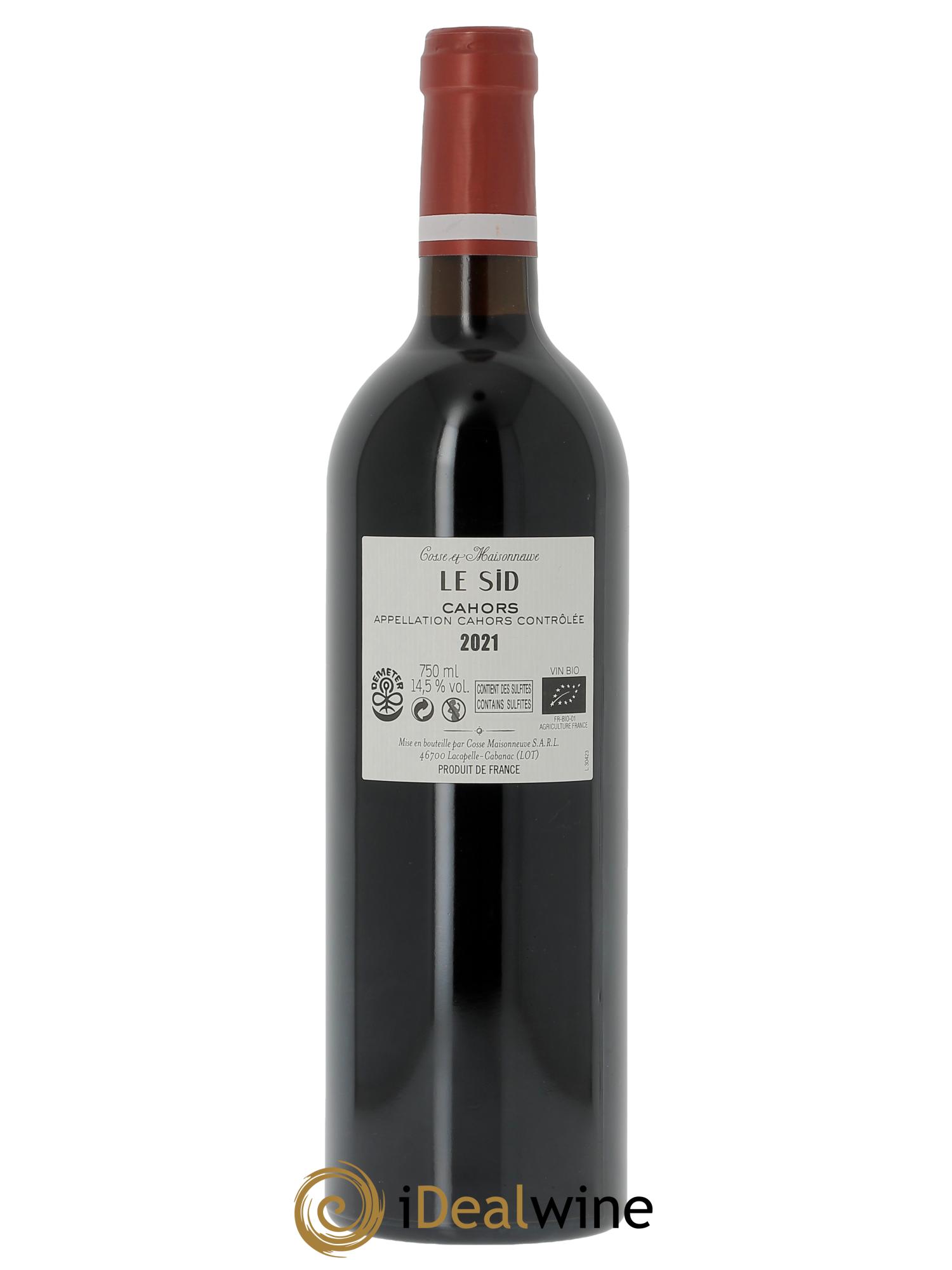 Cahors Le Sid Cosse-Maisonneuve (Domaine)  2021 - Lot de 1 bouteille - 1