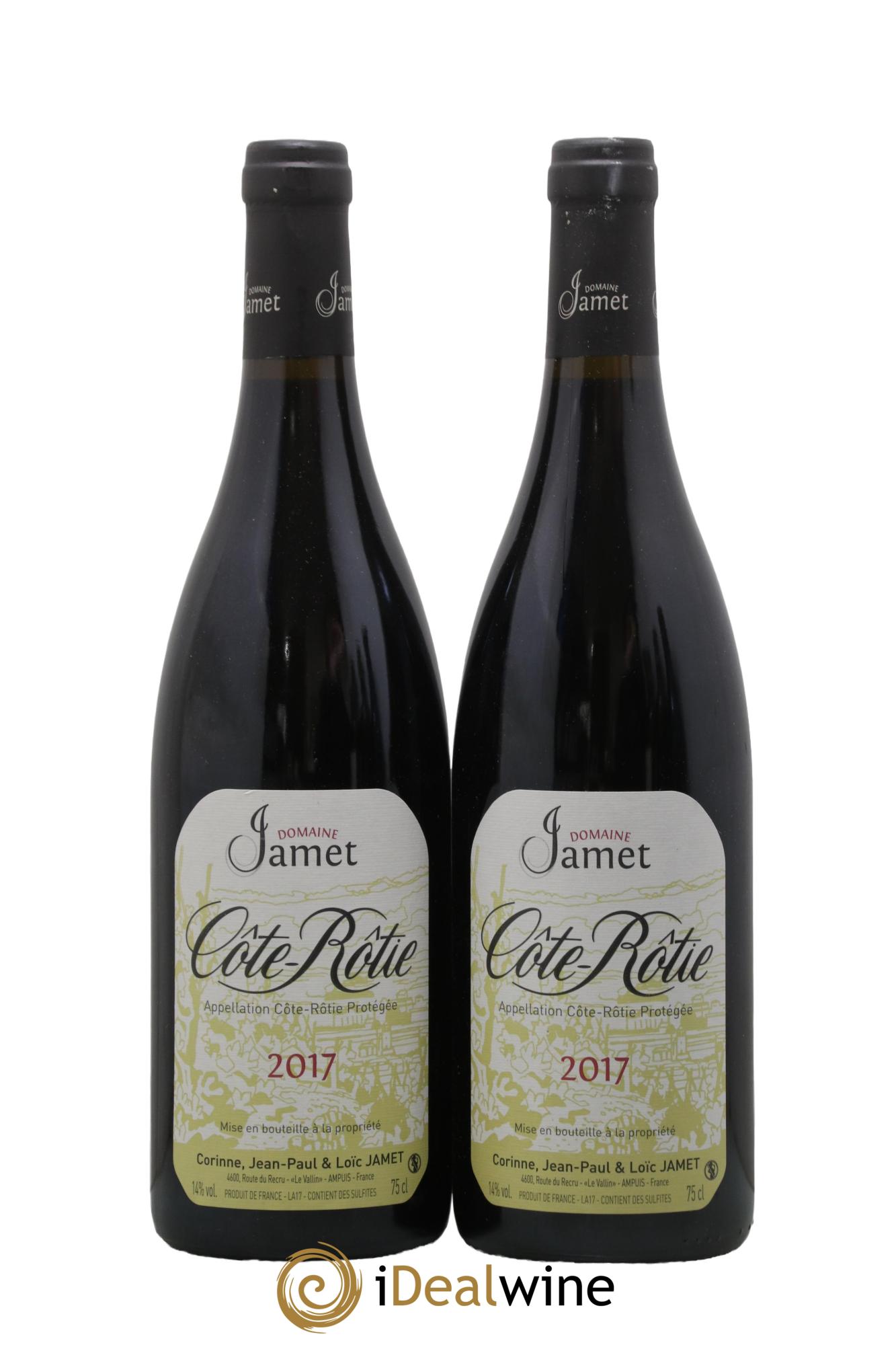 Côte-Rôtie Jamet (Domaine) 2017 - Lot de 2 bouteilles - 0