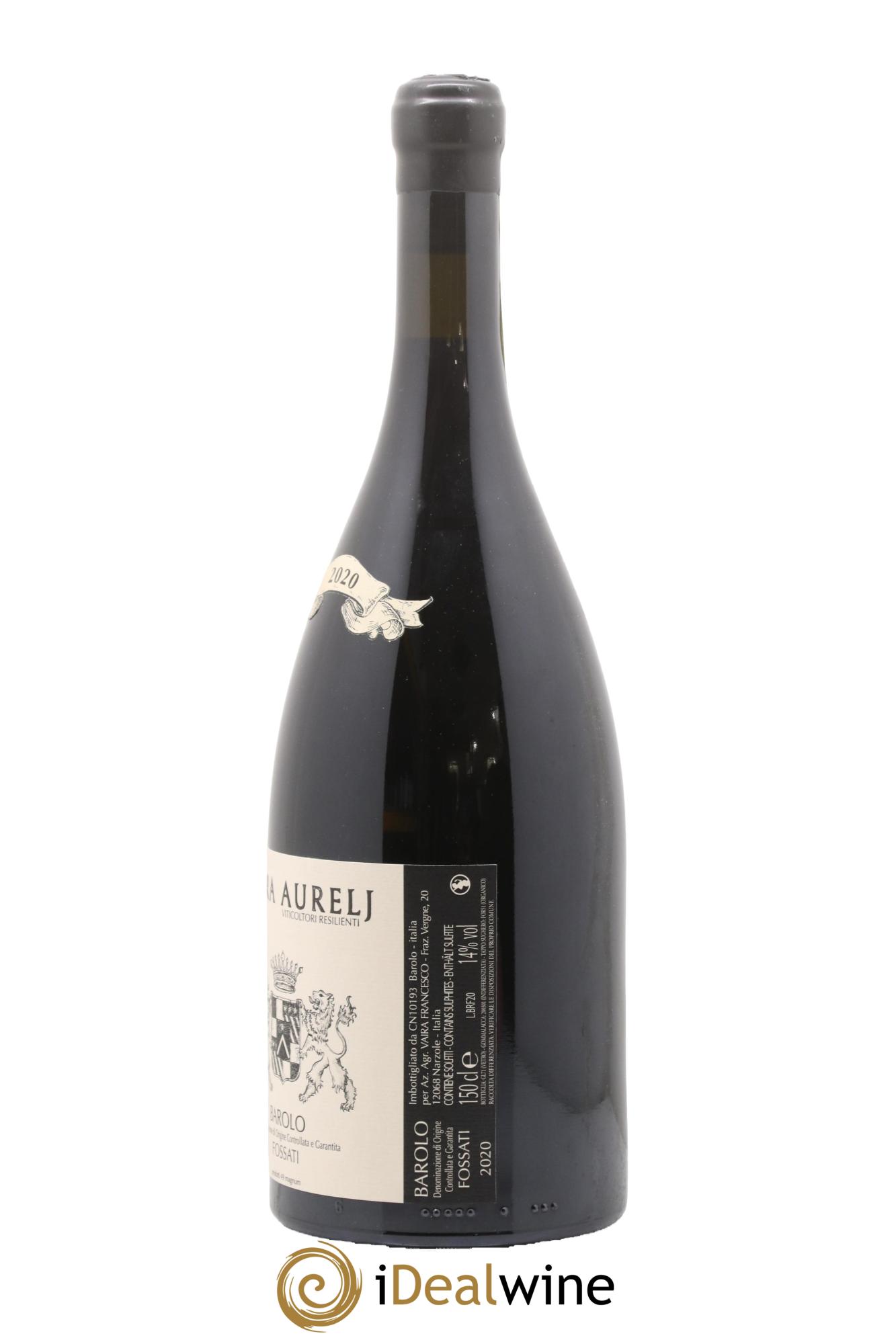 Barolo Fossati Vaira Aurelj 2020 - Lot de 1 magnum - 1