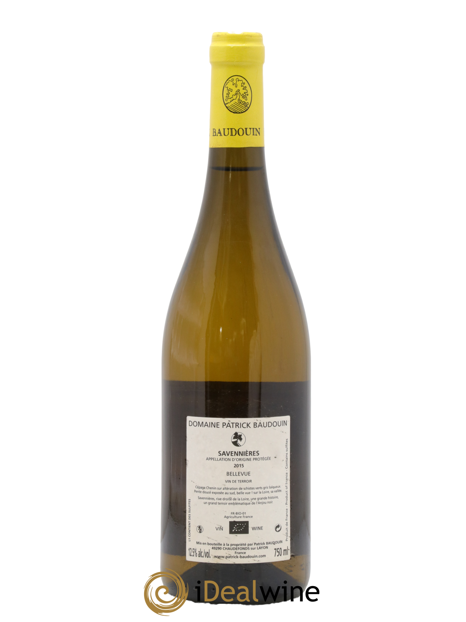 Savennières Bellevue Patrick Baudouin 2015 - Lot of 1 bottle - 1