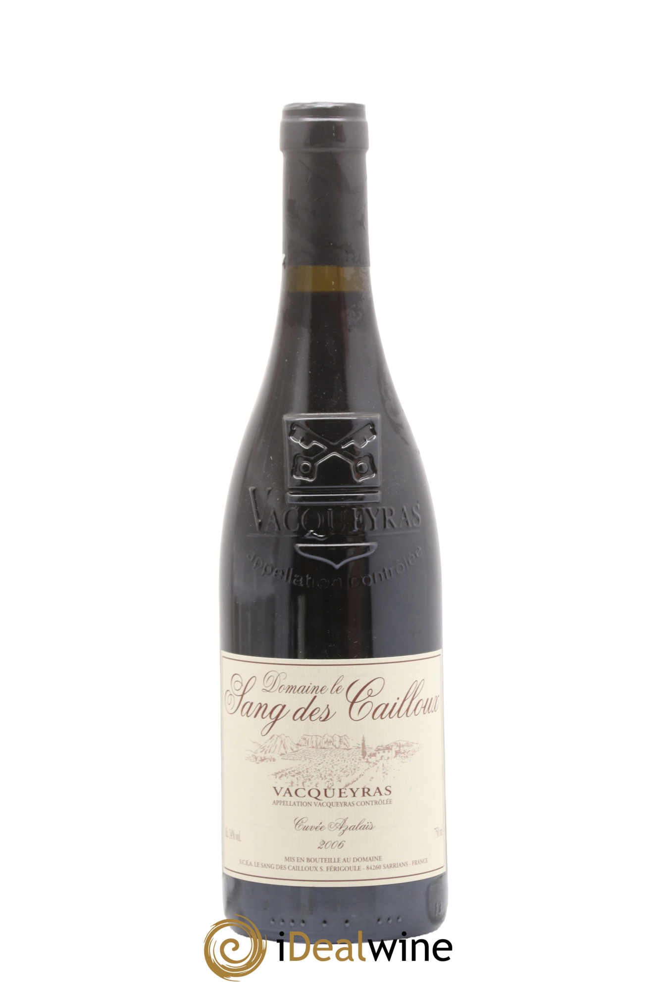 Vacqueyras Azalaïs Le Sang des Cailloux 2006 - Posten von 1 Flasche - 0