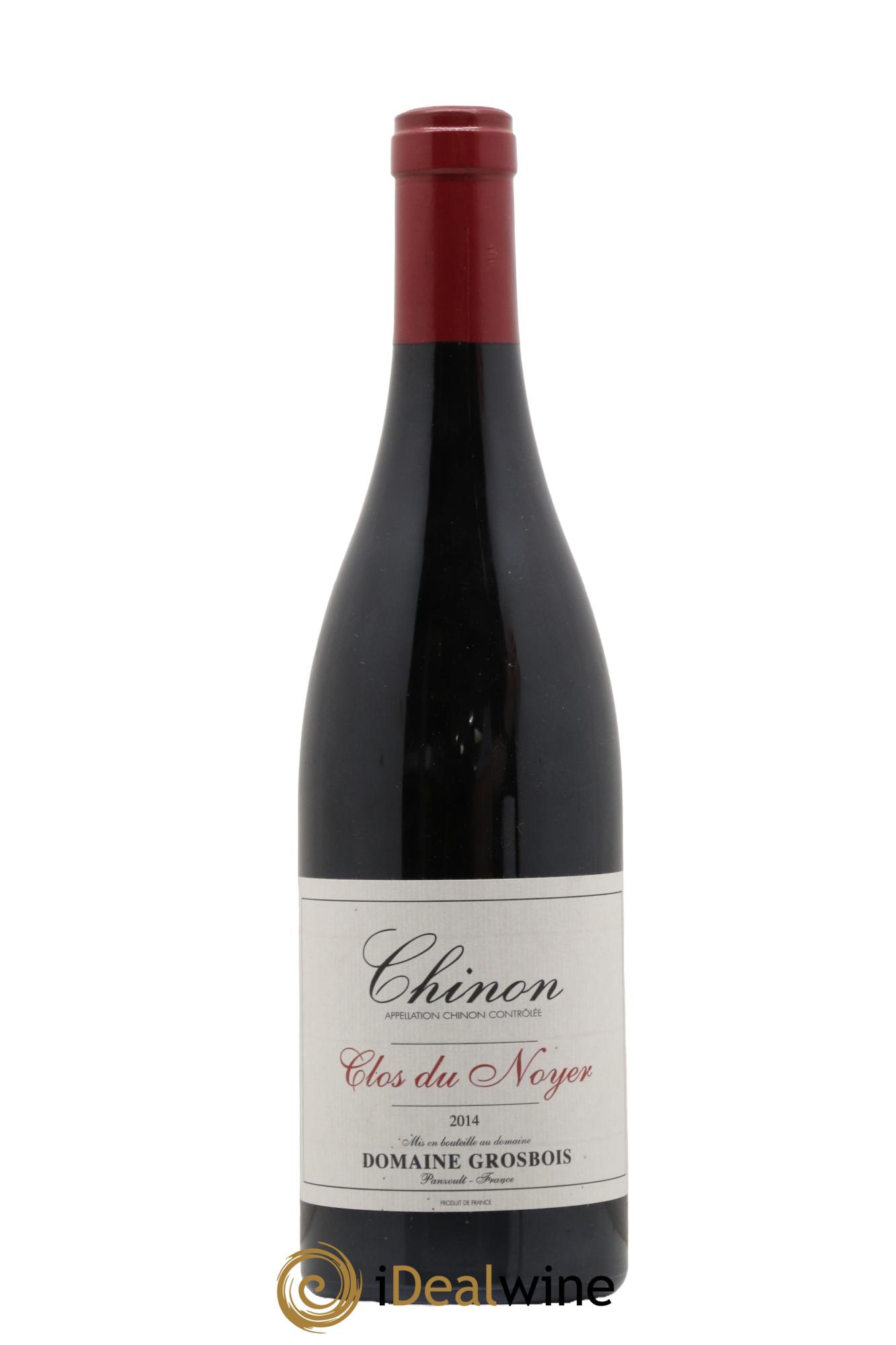 Chinon Clos du Noyer Domaine Grosbois 2014 - Lot de 1 bouteille - 0