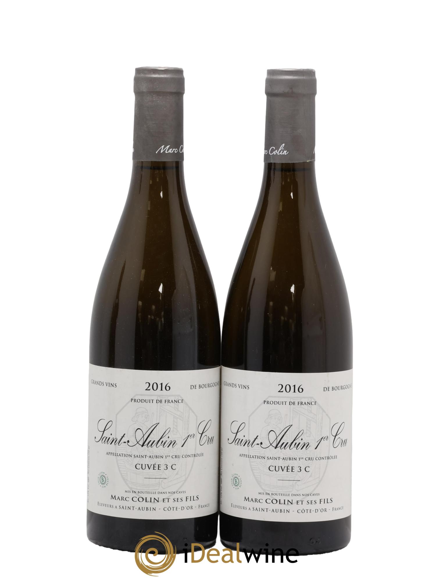 Saint-Aubin 1er Cru Cuvée 3C Marc Colin & Fils 2016 - Lot of 2 bottles - 0
