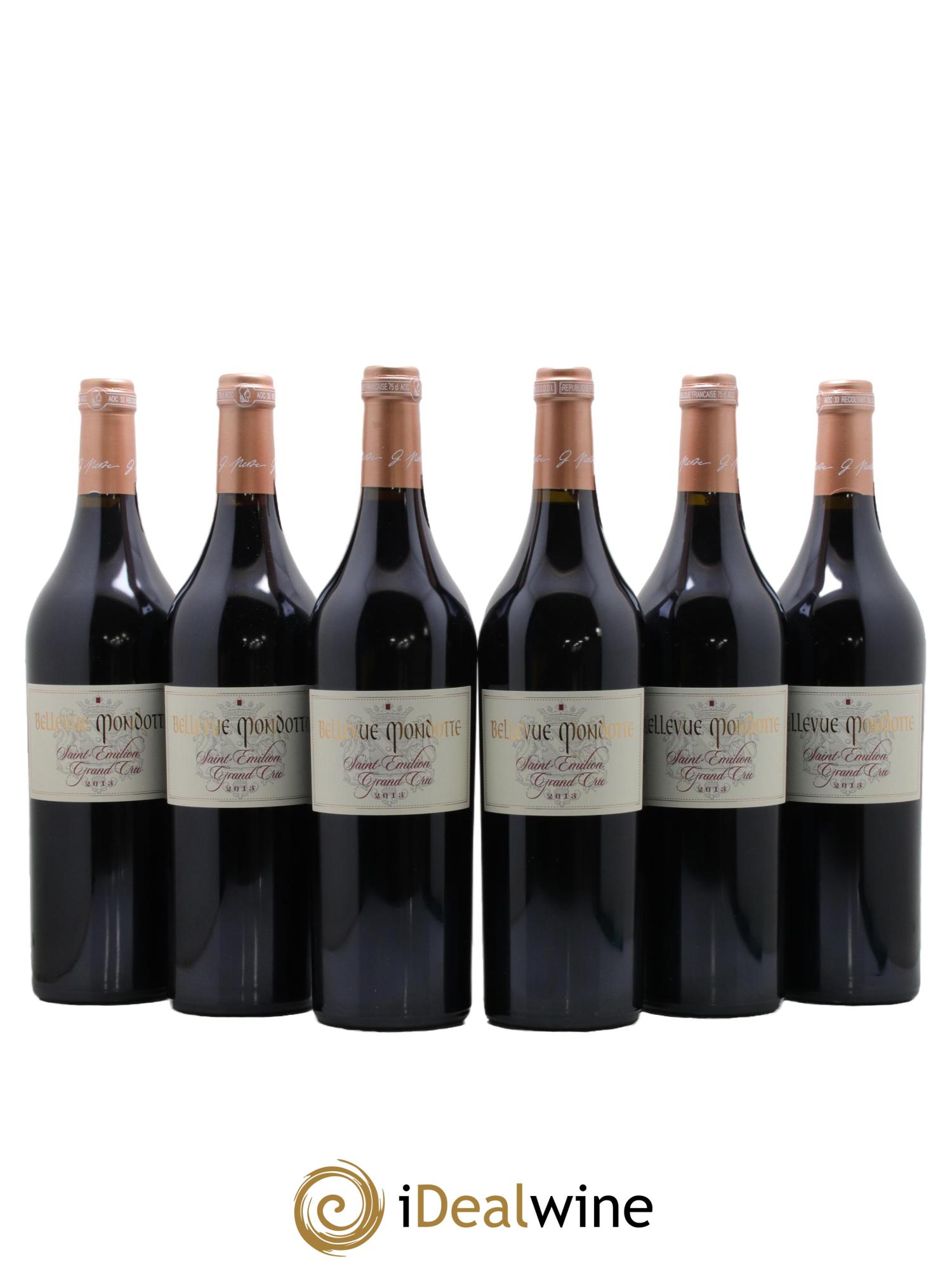 Château Bellevue Mondotte 2013 - Lot de 6 bouteilles - 0