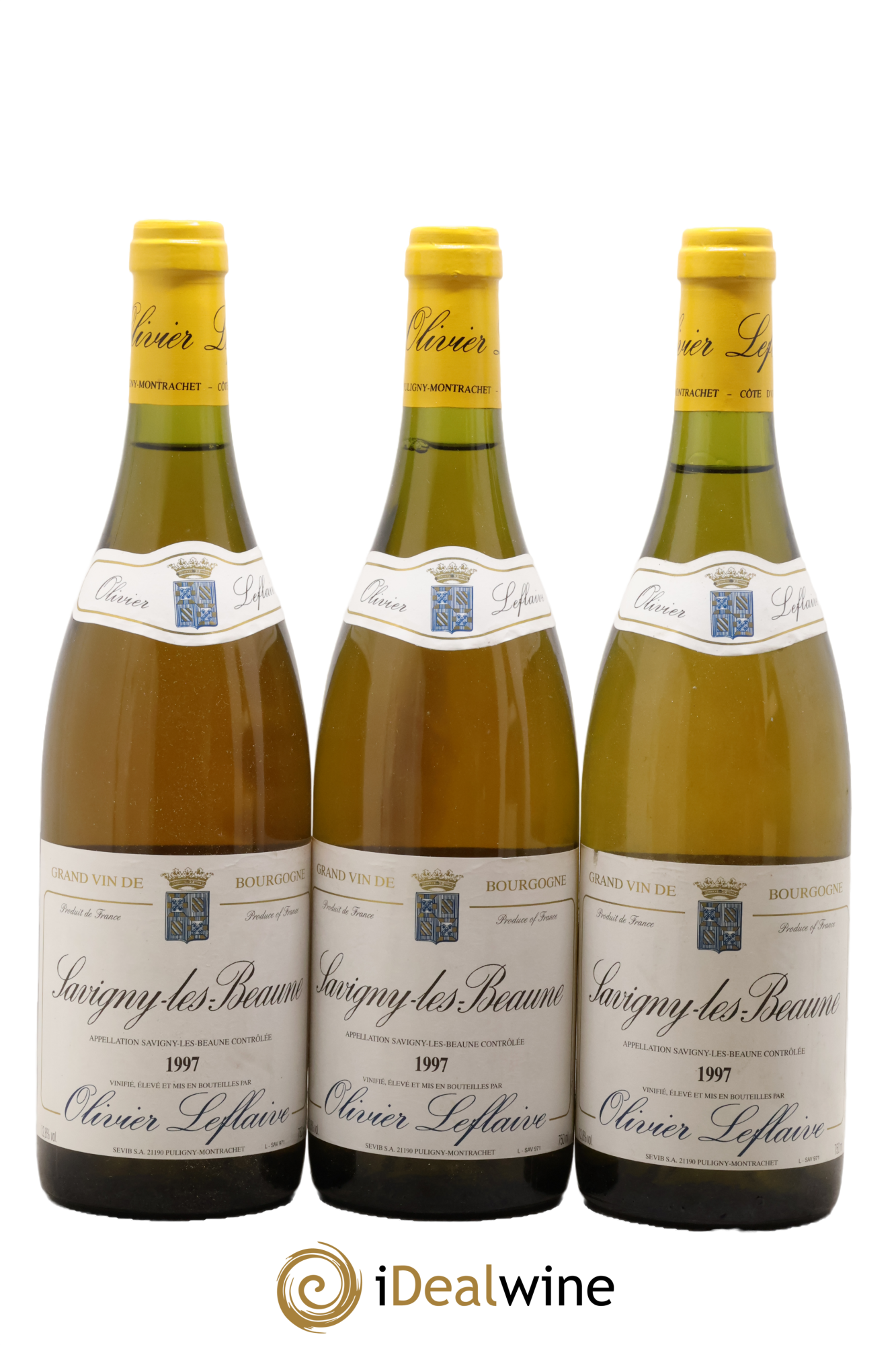 Savigny-lès-Beaune Olivier Leflaive 1997 - Lot de 3 bouteilles - 0