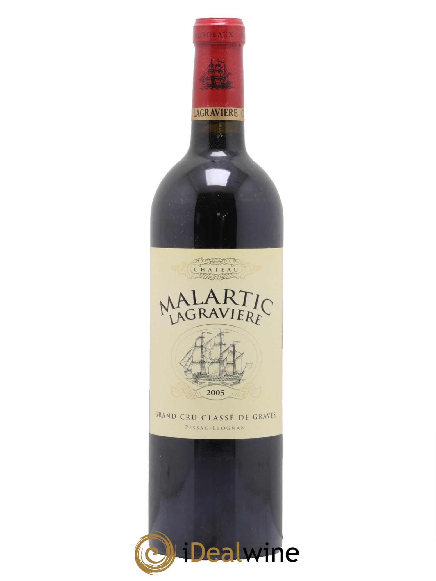 Château Malartic-Lagravière Cru Classé de Graves 2005 - Lot de 1 bouteille - 0