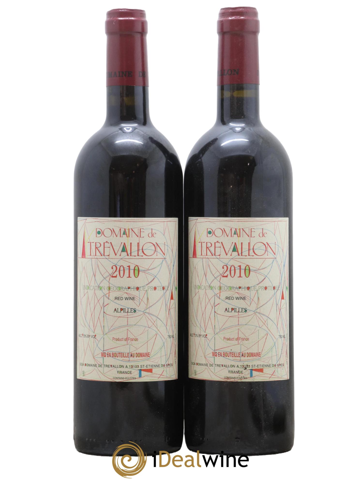 Alpilles Trévallon (Domaine de) Eloi Dürrbach 2010 - Lot de 2 bouteilles - 0