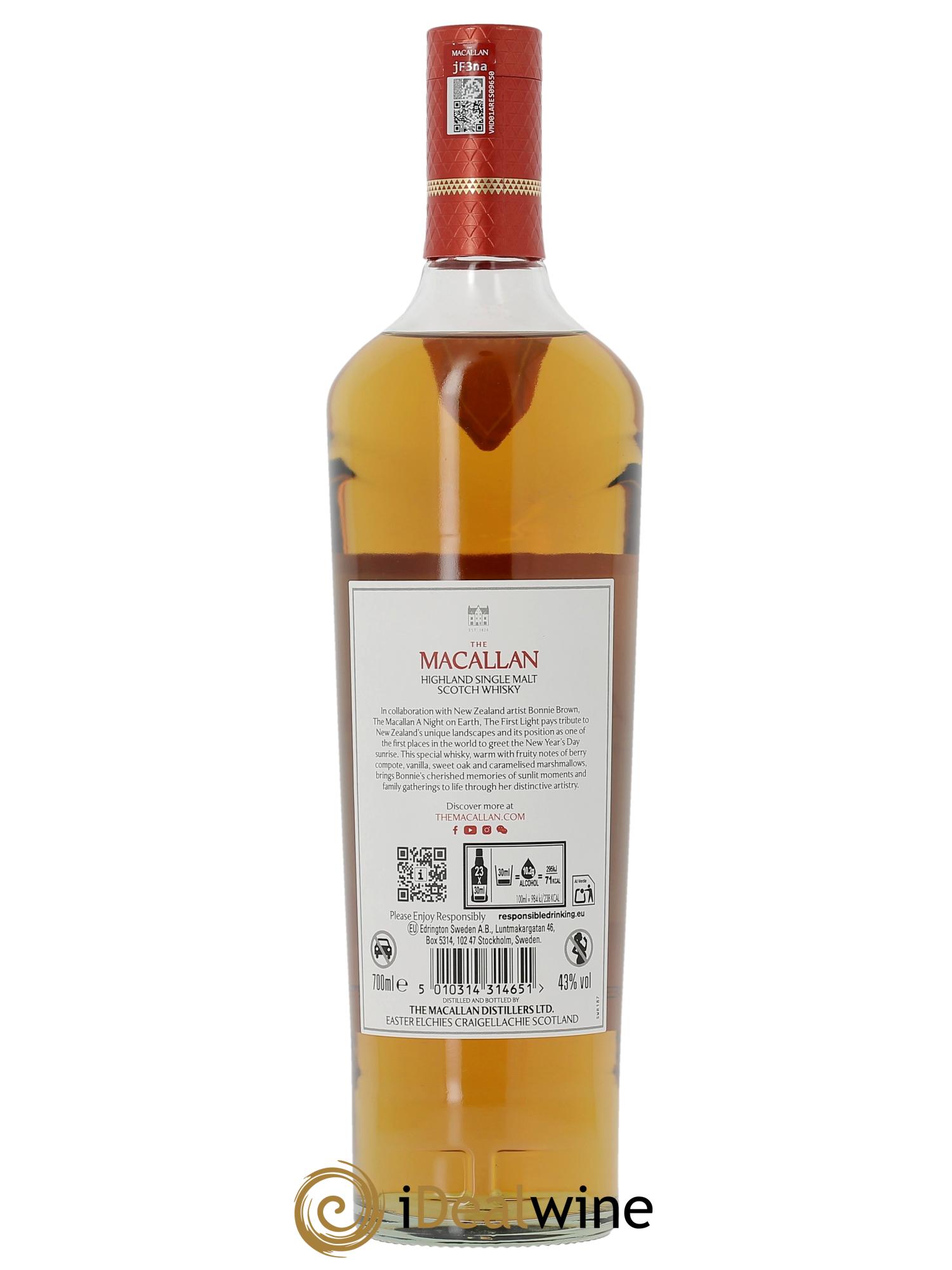 Whisky Macallan A Night on Earth - First Light  43°  - Lot de 1 bouteille - 2