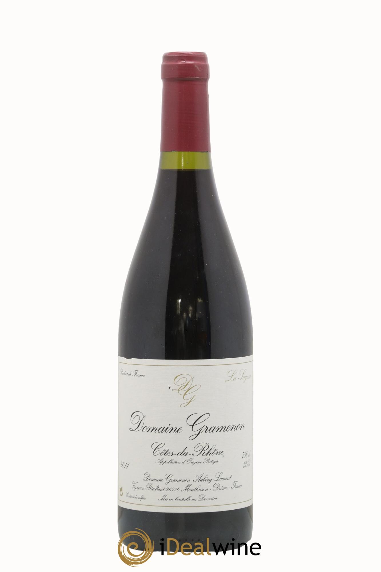 Côtes-du-Rhône La Sagesse Gramenon (Domaine) 2011 - Posten von 1 Flasche - 0