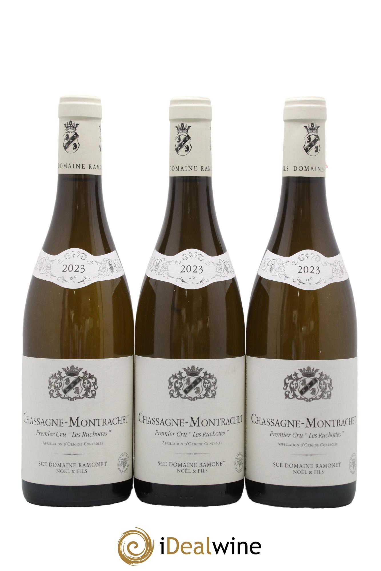 Chassagne-Montrachet 1er Cru Les Ruchottes Ramonet (Domaine) 2023 - Lotto di 3 bottiglie - 0