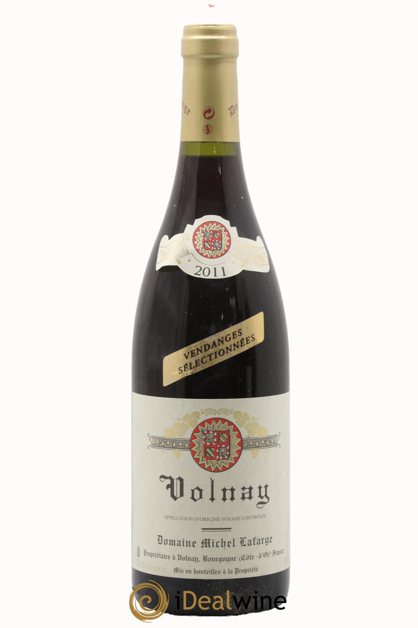 Volnay Vendanges sélectionnées Lafarge (Domaine) 2011 - Lot de 1 bouteille - 0