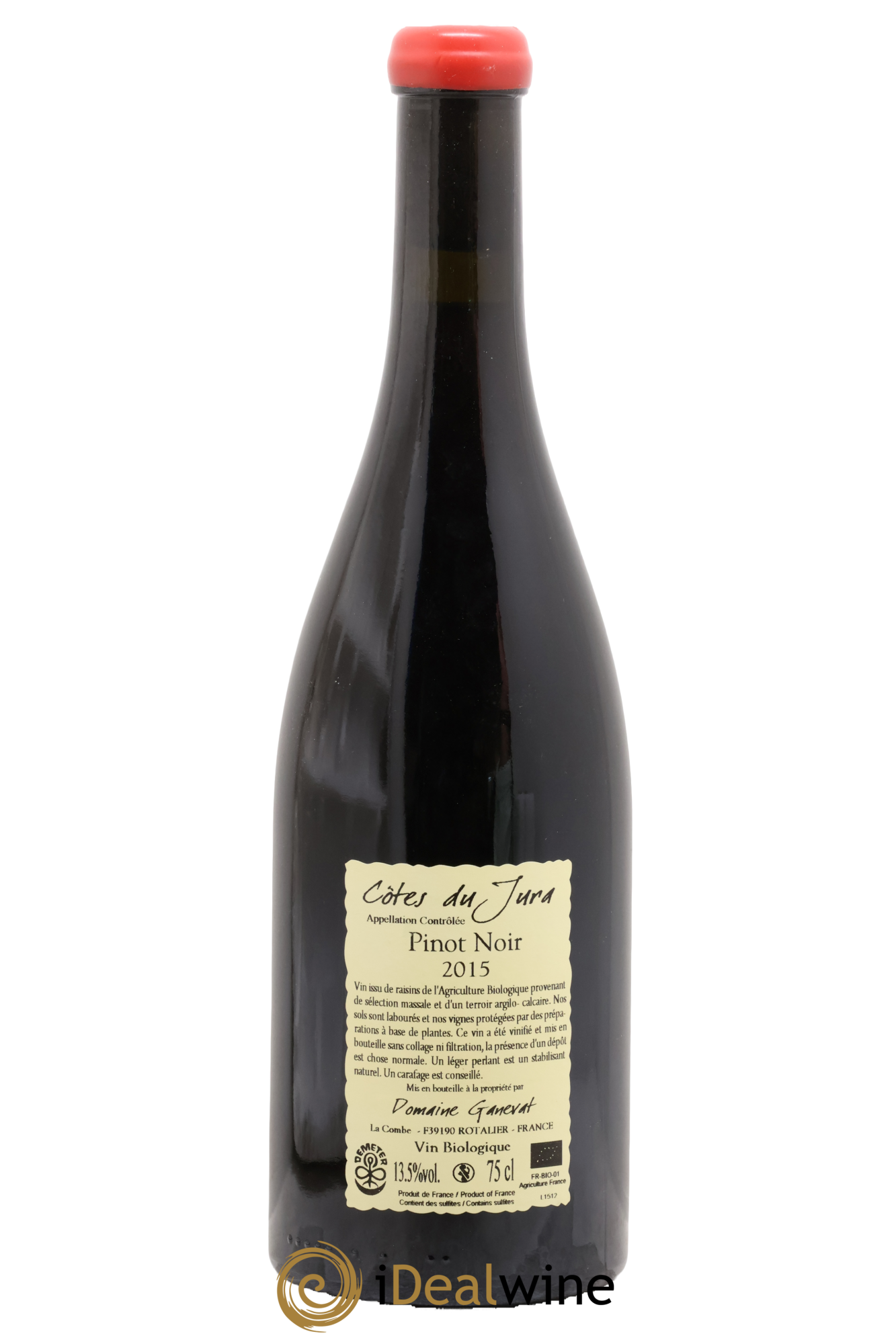 Côtes du Jura Cuvée Julien Jean-François Ganevat (Domaine) 2015 - Lot de 1 bouteille - 1