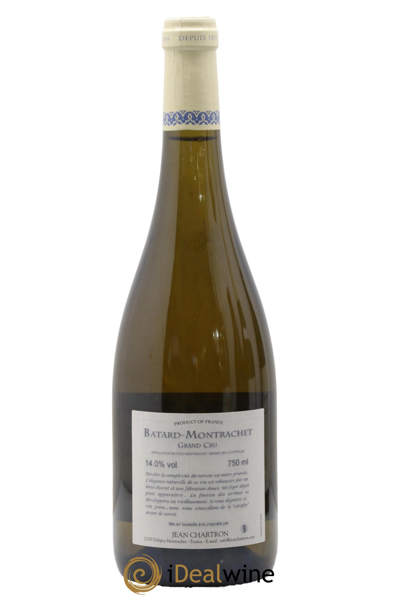 Bâtard-Montrachet Grand Cru Jean Chartron (Domaine) 2013 - Posten von 1 Flasche - 1