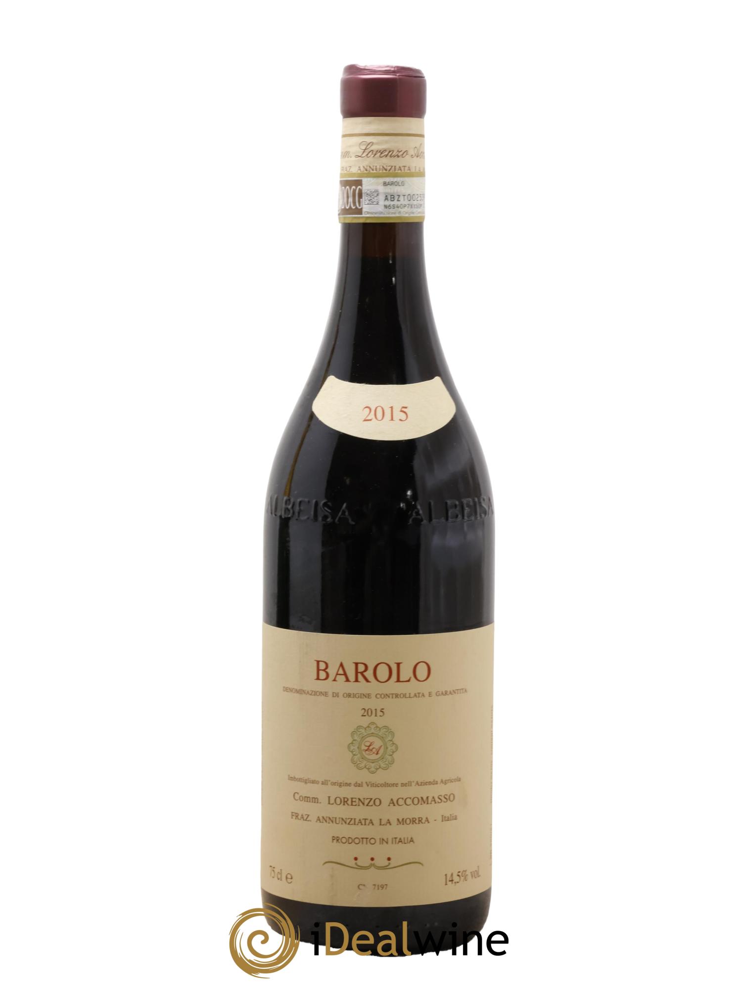 Barolo Lorenzo Accomasso 2015 - Posten von 1 Flasche - 0