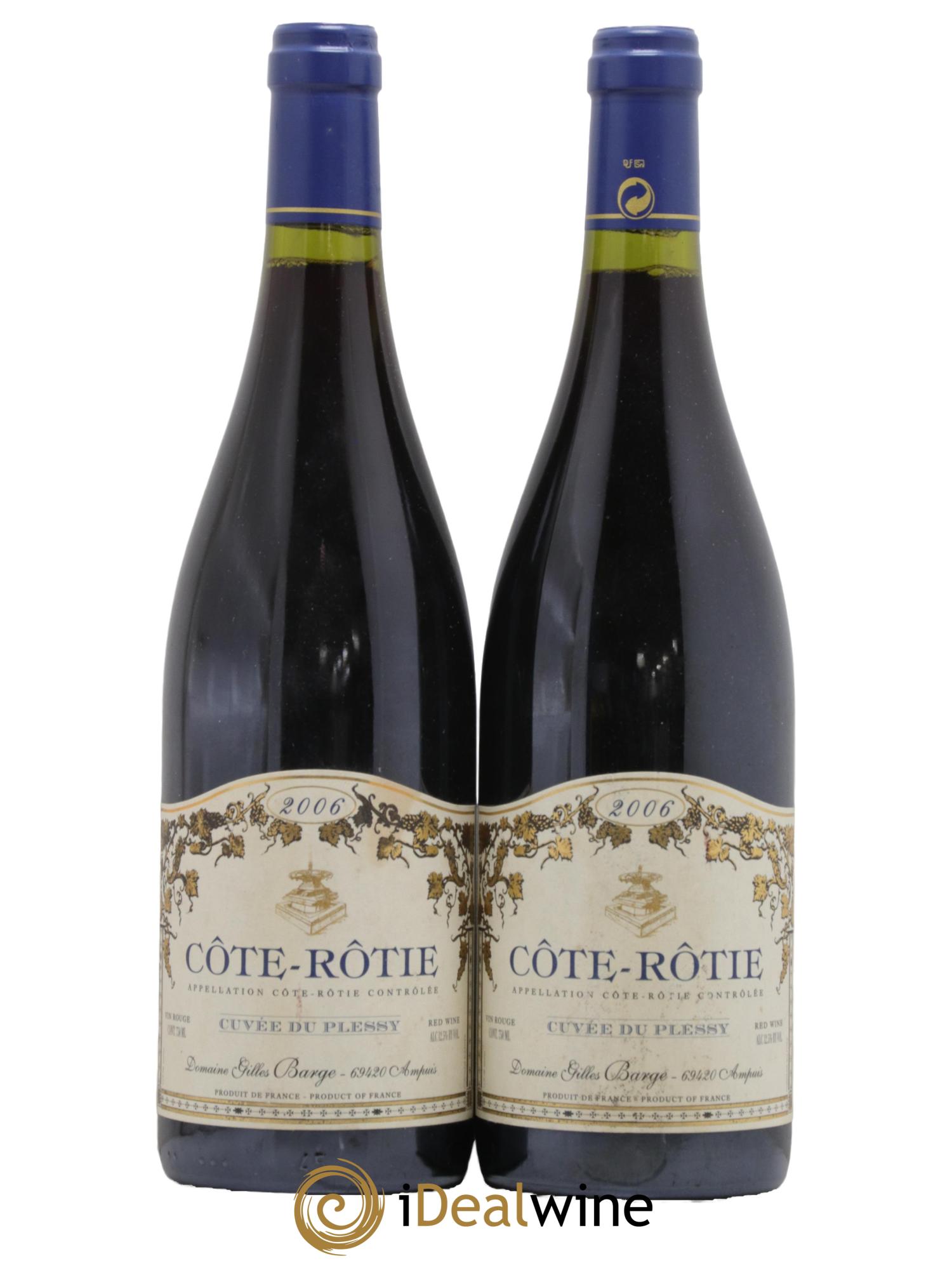 Côte-Rôtie Cuvée du Plessy Barge (Domaine) 2006 - Lotto di 2 bottiglie - 0