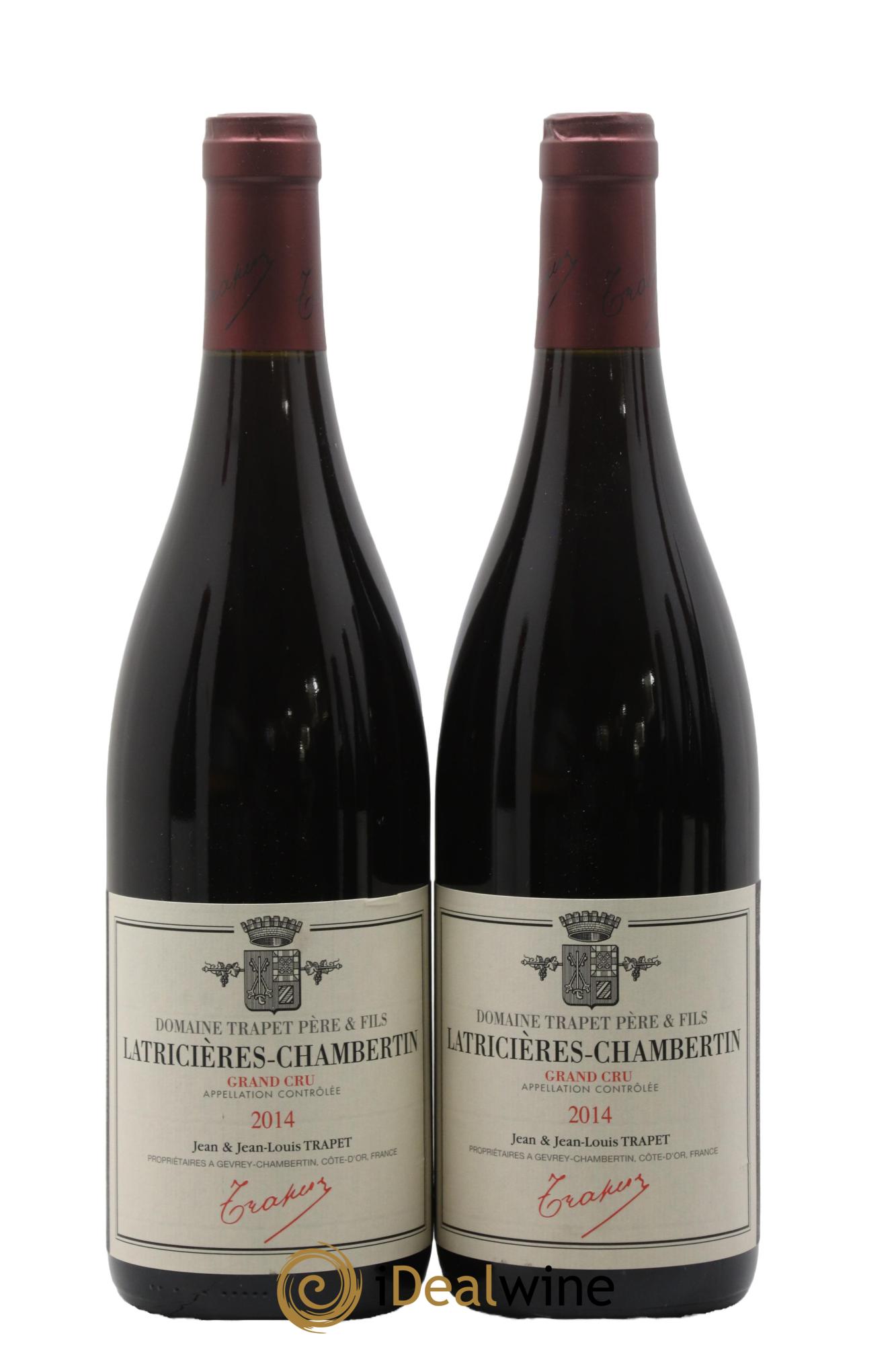 Latricières-Chambertin Grand Cru Domaine Trapet 2014 - Lot de 2 bouteilles - 0