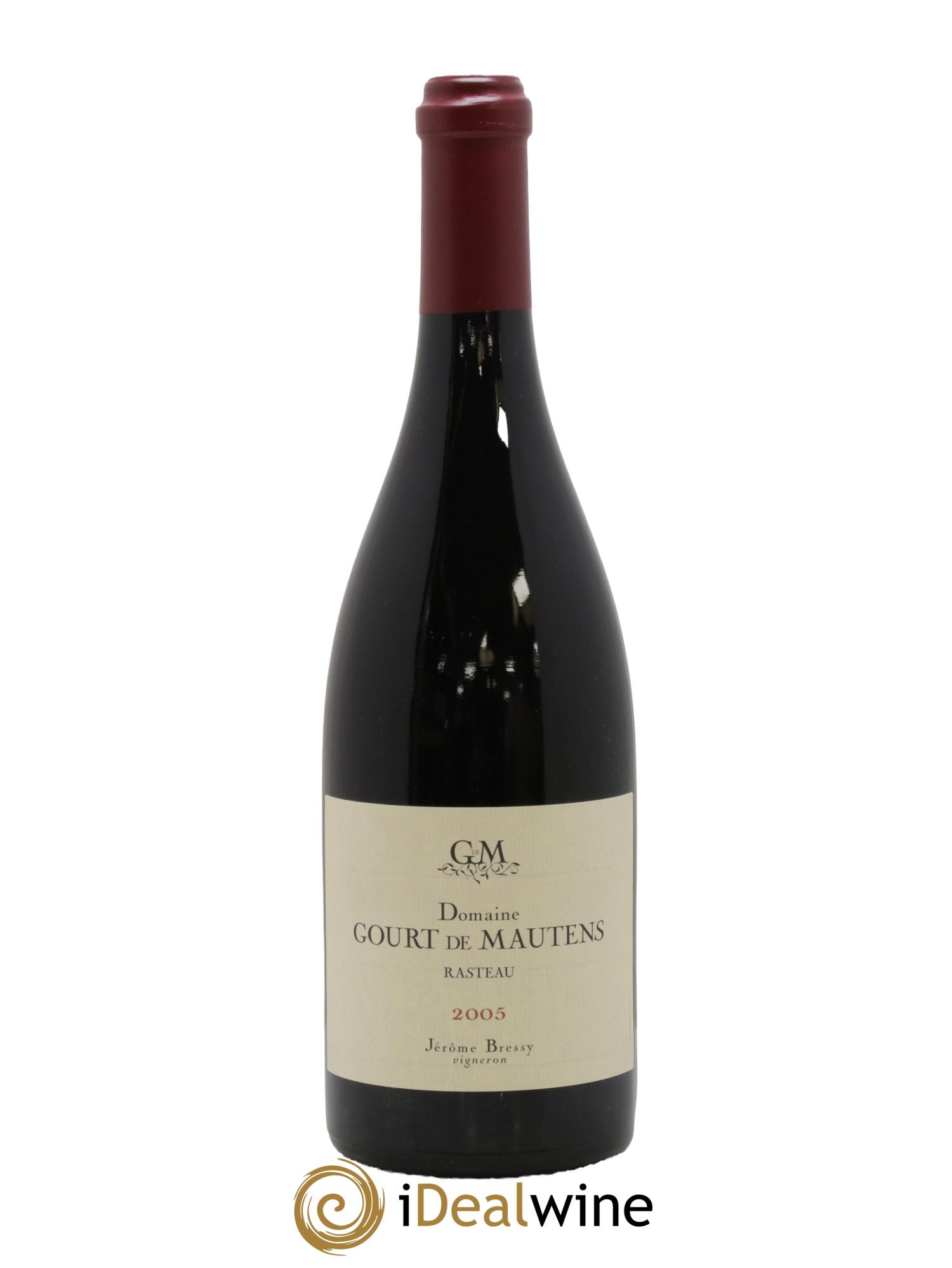 Rasteau Domaine Gourt de Mautens - Jérôme Bressy 2005 - Lot de 1 bouteille - 0