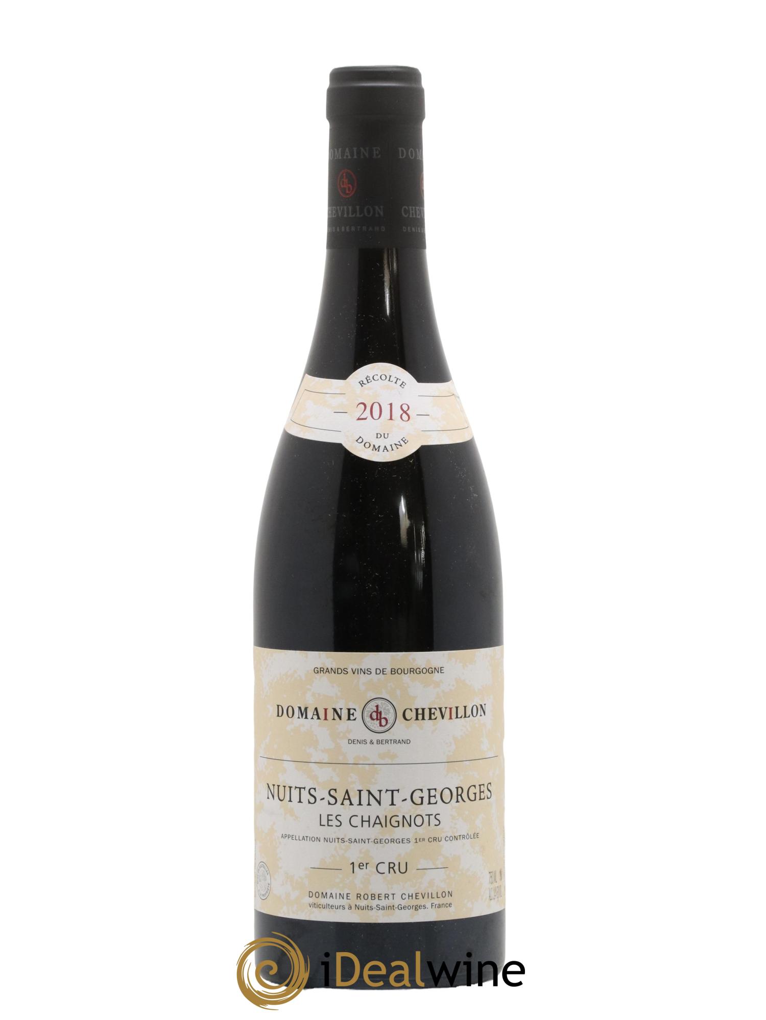 Nuits-Saint-Georges 1er Cru Les Chaignots Robert Chevillon 2018 - Lot de 1 bouteille - 0