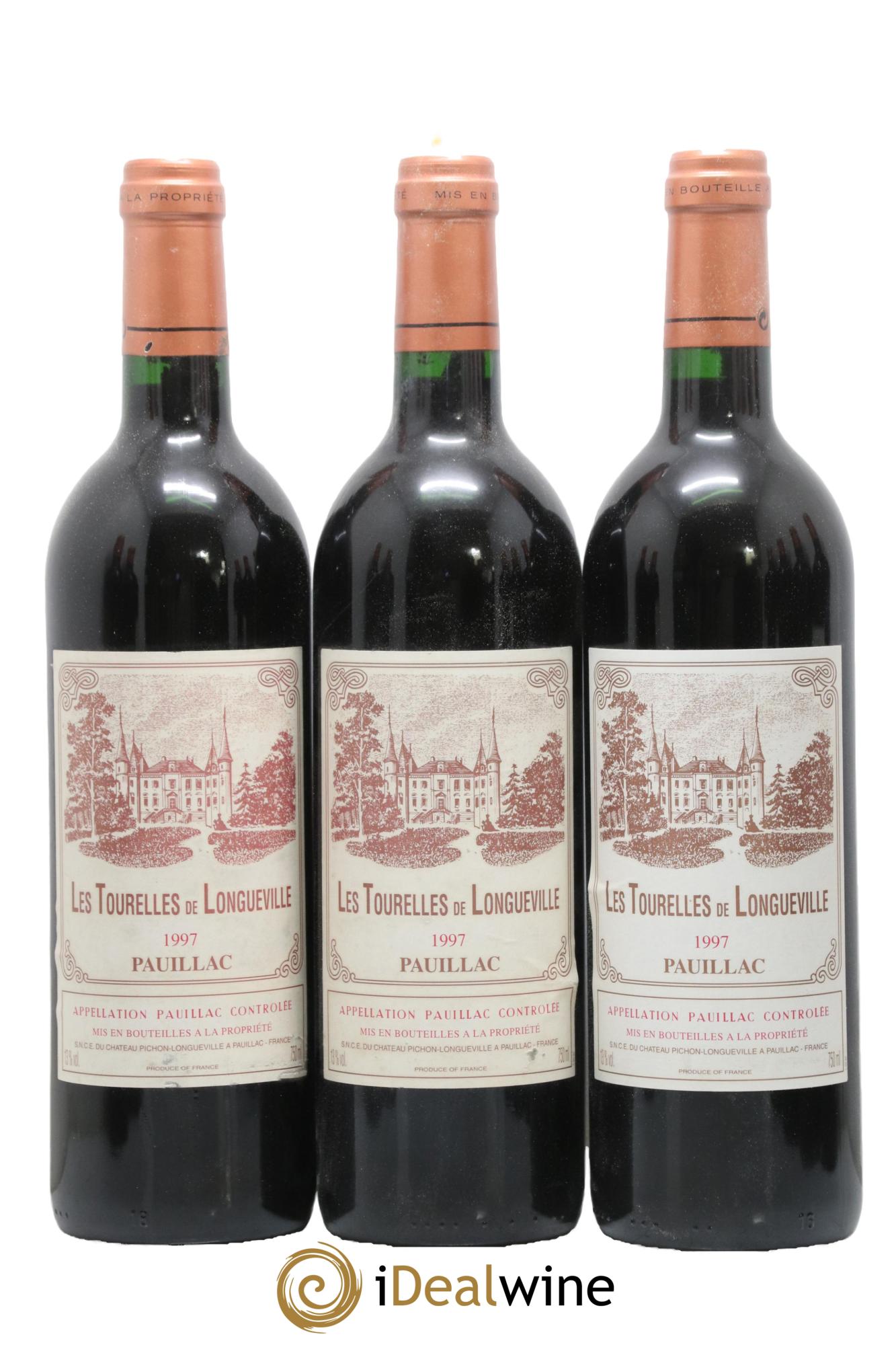 Les Tourelles de Longueville Second Vin 1997 - Lot of 12 bottles - 2