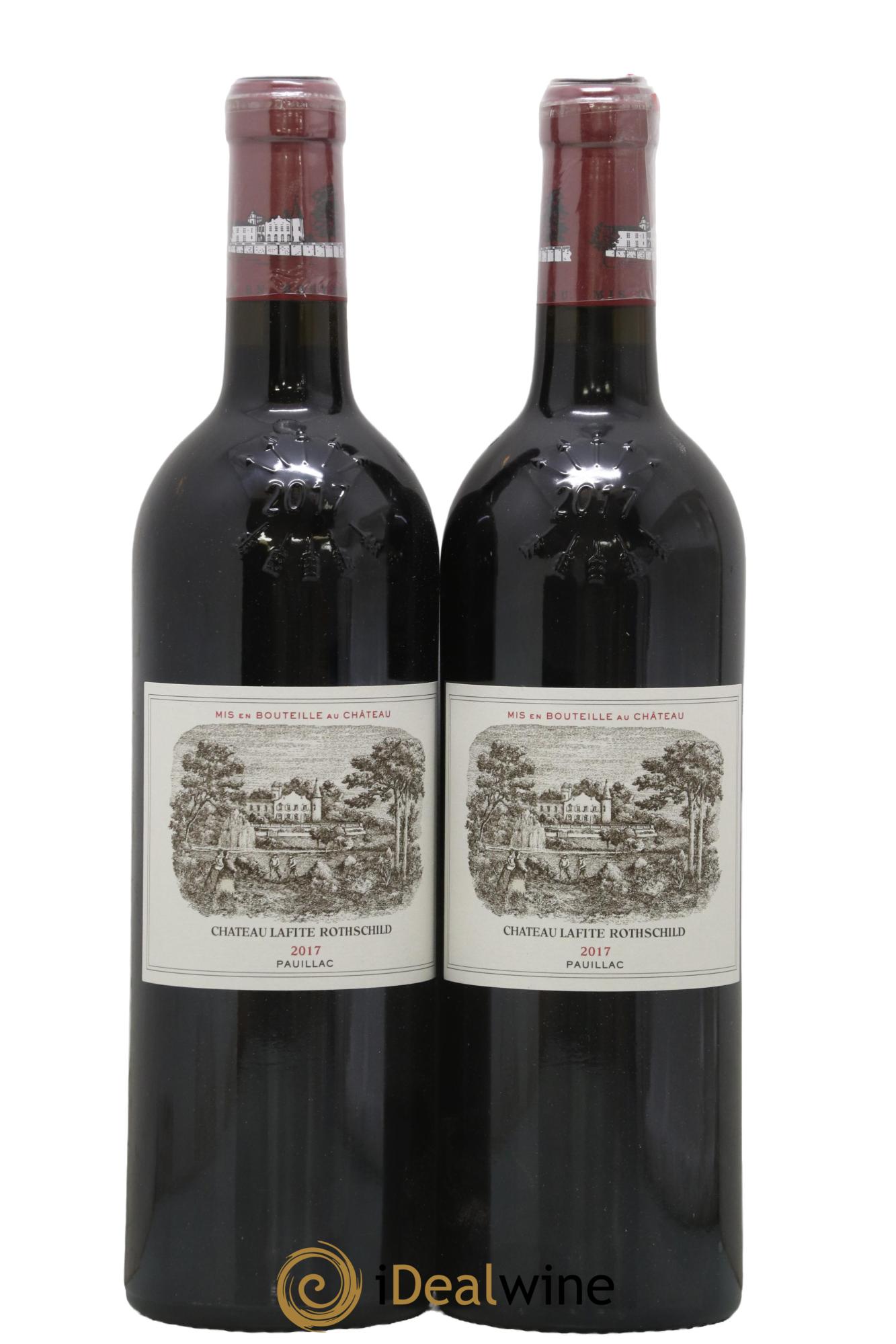 Château Lafite Rothschild 1er Grand Cru Classé  2017 - Lot de 2 bouteilles - 0