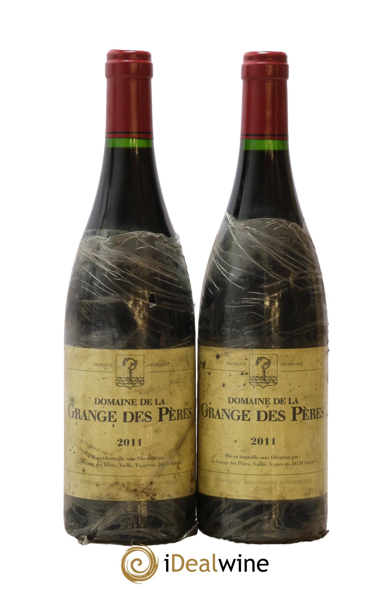 Pays d'Hérault Grange des Pères Laurent Vaillé 2011 - Lot de 2 bouteilles - 0