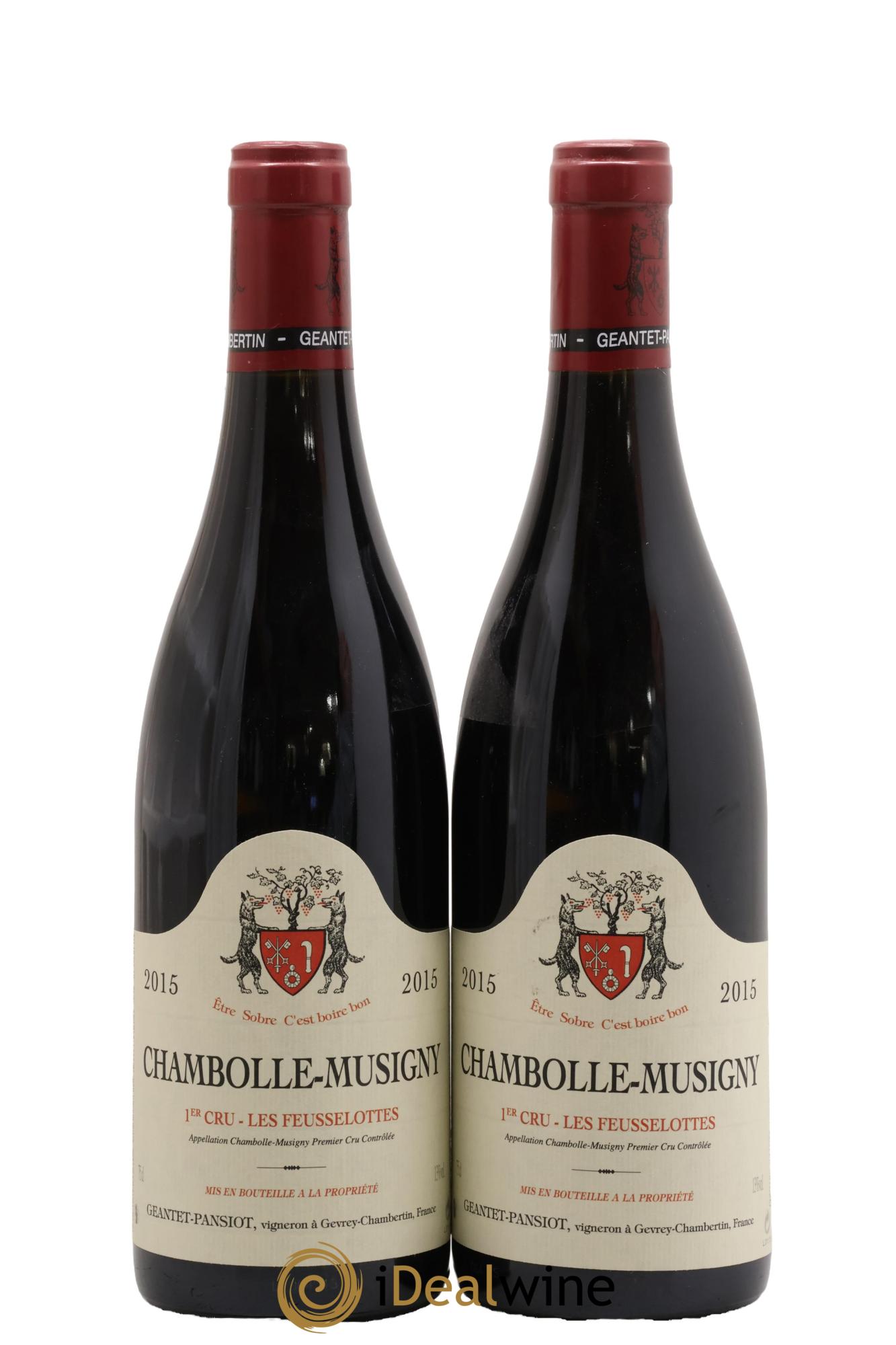 Chambolle-Musigny 1er Cru Les Feusselottes Geantet-Pansiot 2015 - Lot de 2 bouteilles - 0
