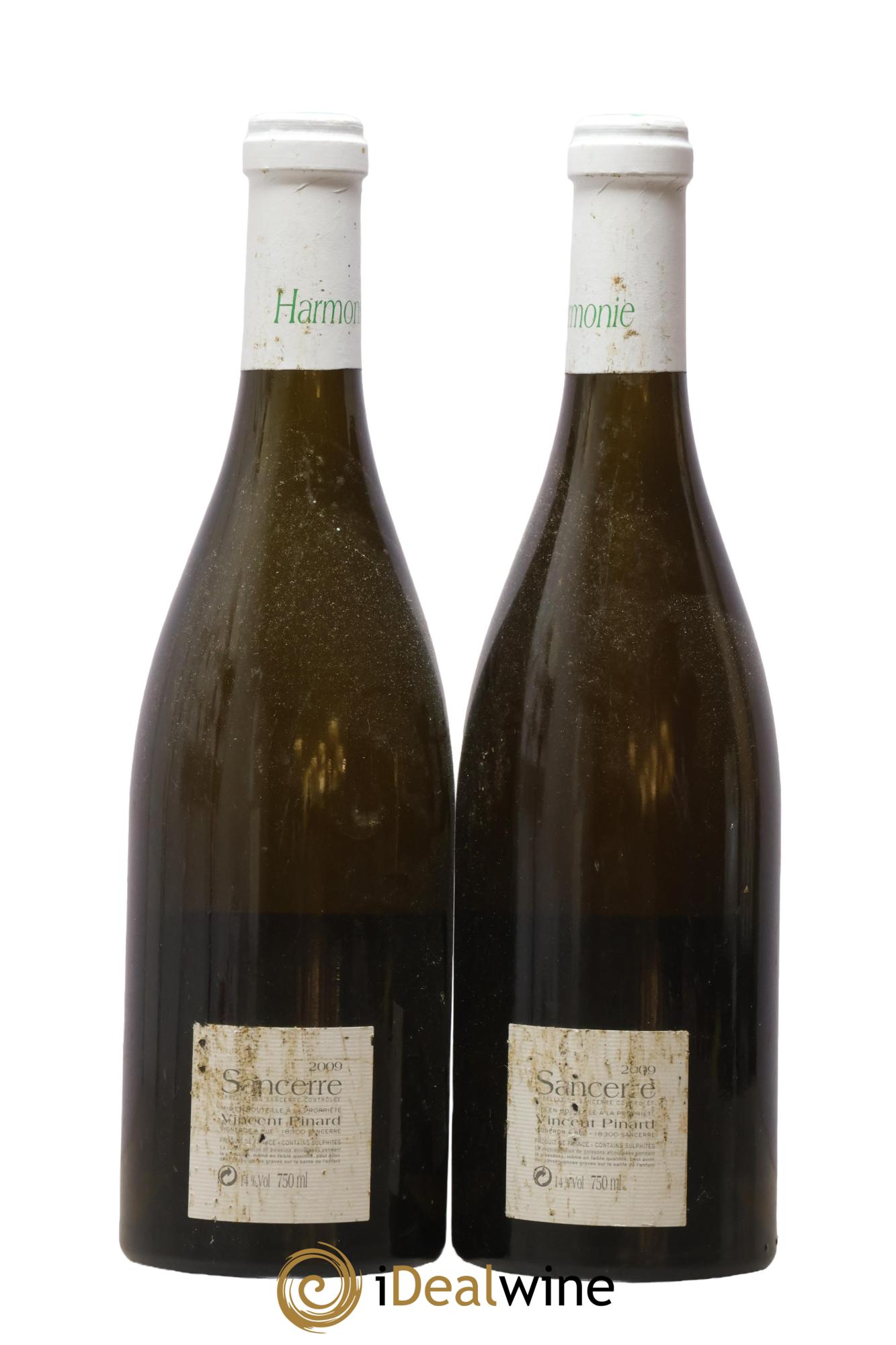 Sancerre Harmonie Vincent Pinard 2009 - Lot of 2 bottles - 1
