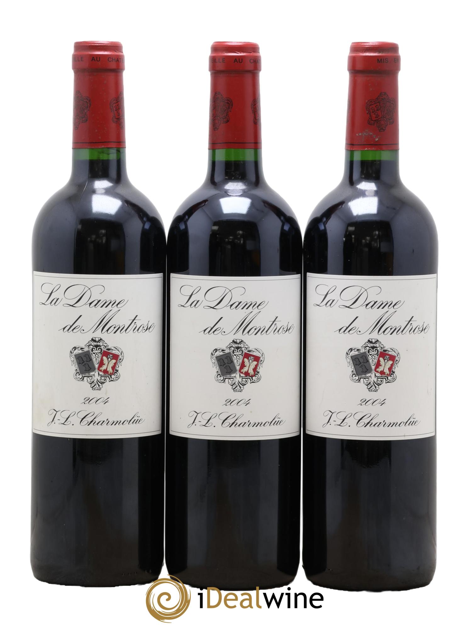 La Dame de Montrose Second Vin 2004 - Lot de 3 bouteilles - 0