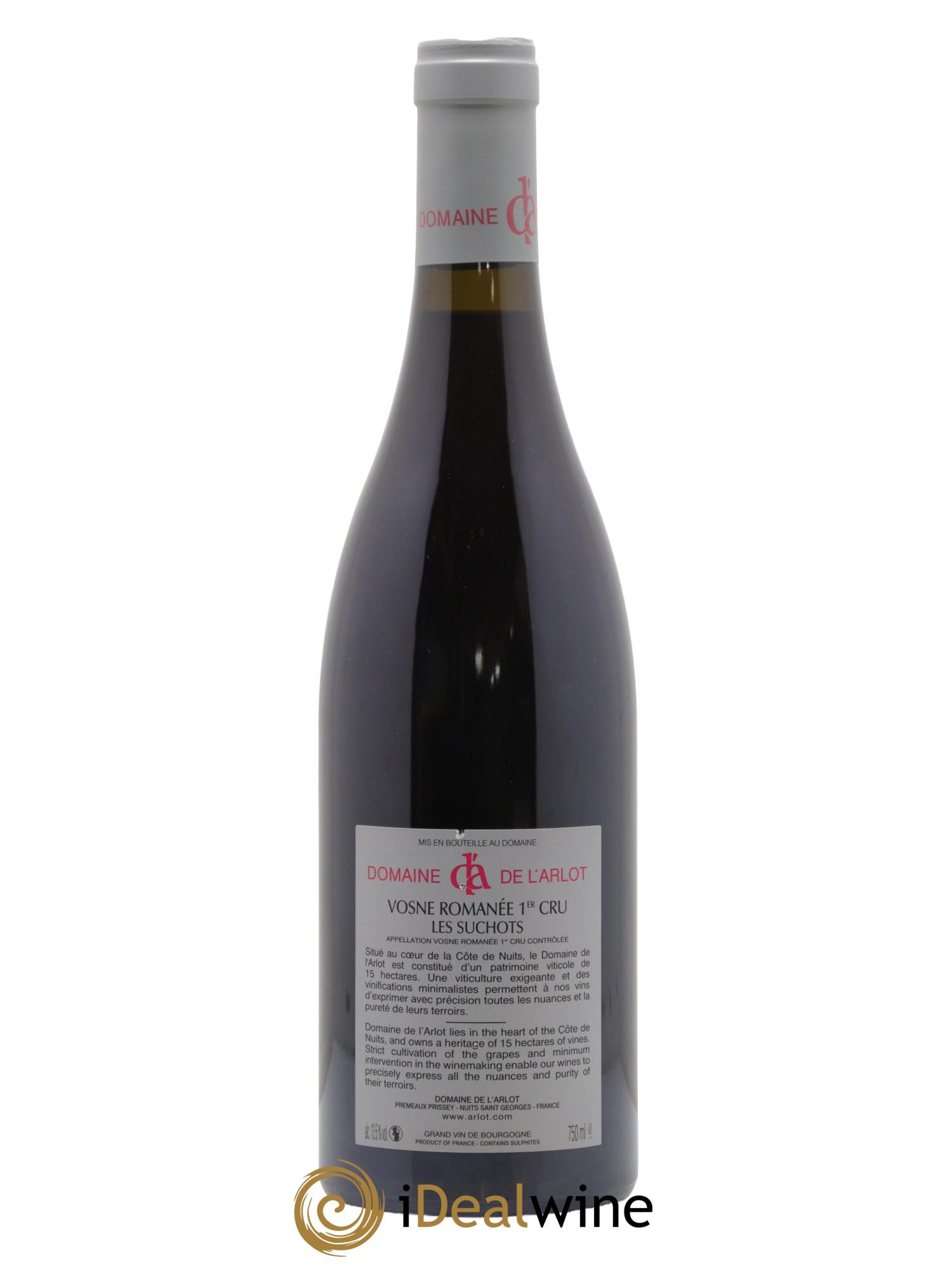 Vosne-Romanée 1er Cru Les Suchots Domaine de l'Arlot 2017 - Lot de 1 bouteille - 1