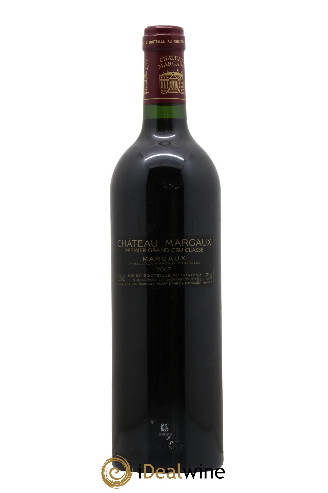 Château Margaux 1er Grand Cru Classé 2007 - Lot of 1 bottle - 1