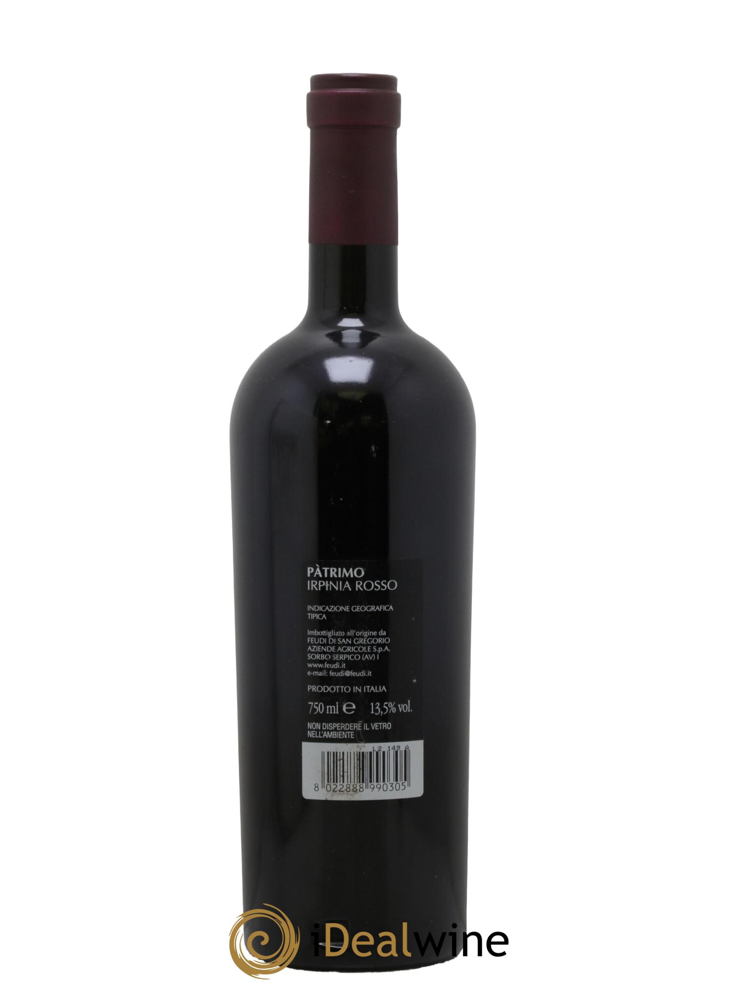 Italie Partimo Irpinia Rosso Di San Gregorio 2000 - Lot de 1 bouteille - 1