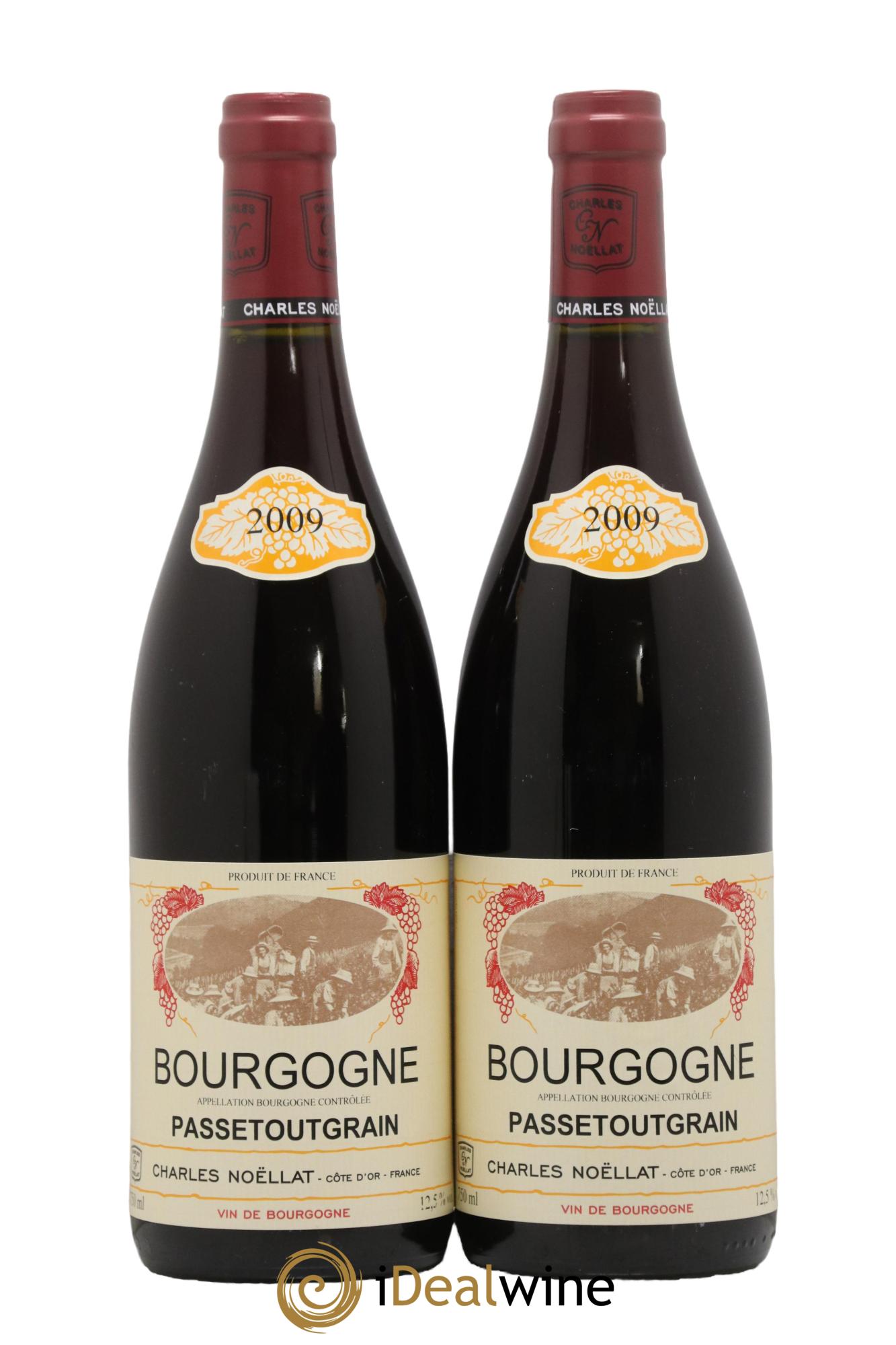 Bourgogne Passetoutgrain Domaine Charles Noellat 2009 - Lot de 2 bouteilles - 0