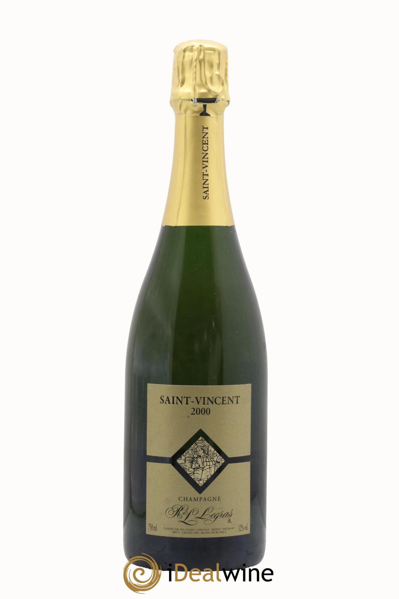 Champagne Saint-Vincent R&L Legras 2000 - Lot de 1 bouteille - 0