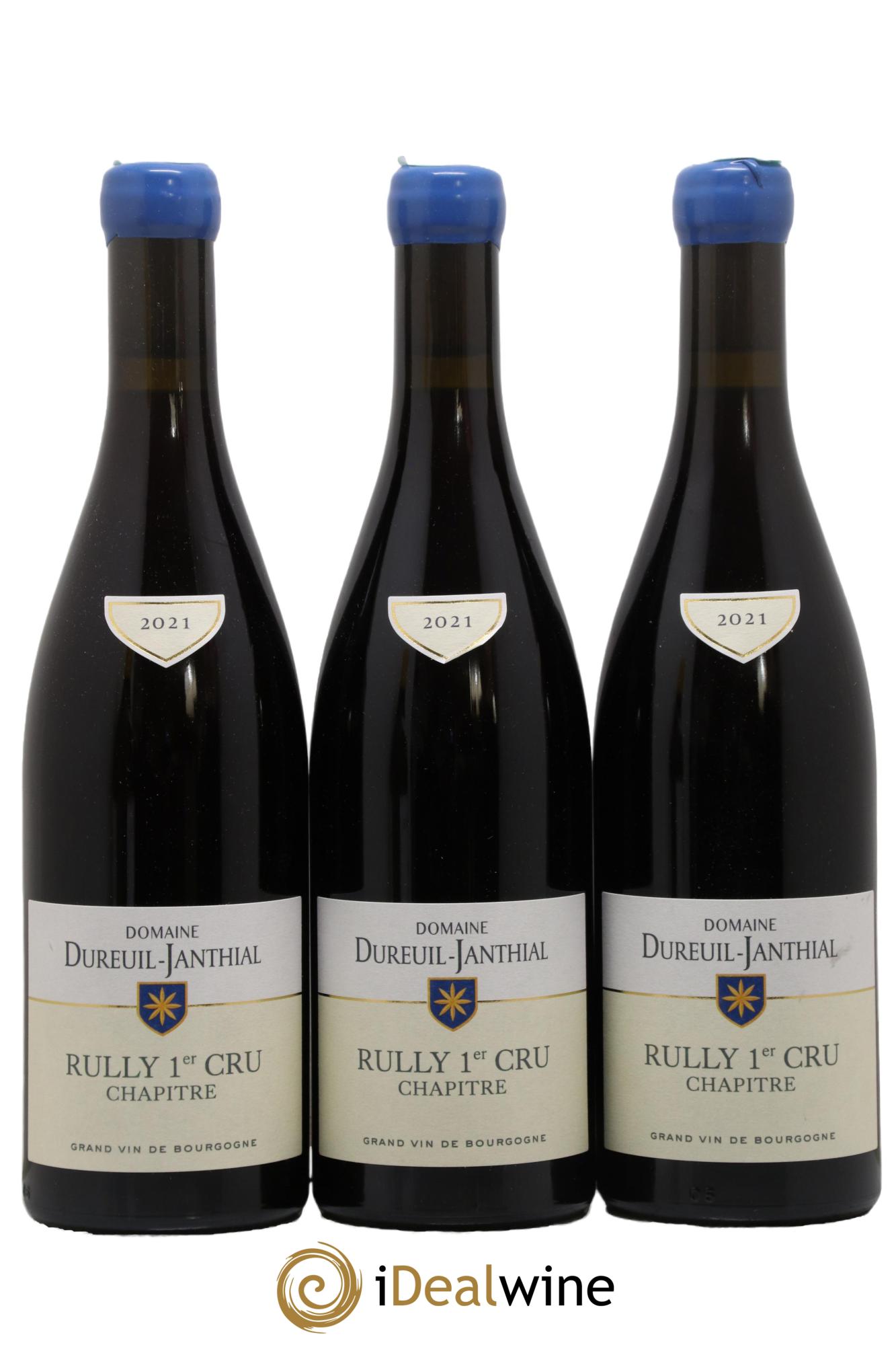 Rully 1er Cru Chapitre Vincent Dureuil-Janthial 2021 - Lot de 3 bouteilles - 0