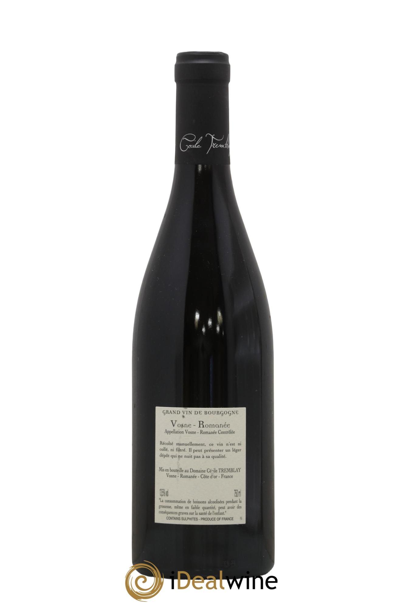 Vosne-Romanée Vieilles Vignes Cécile Tremblay 2019 - Lote de 1 botella - 1