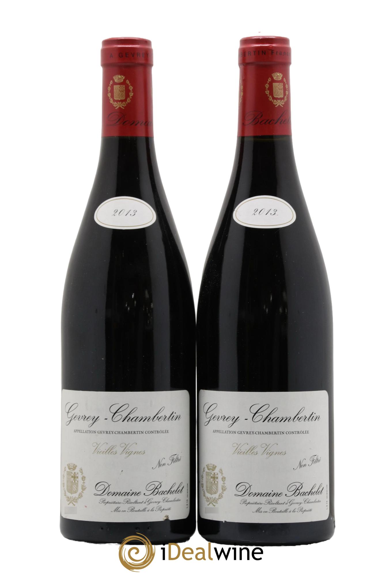 Gevrey-Chambertin Vieilles Vignes Denis Bachelet (Domaine) 2013 - Lotto di 2 bottiglie - 0
