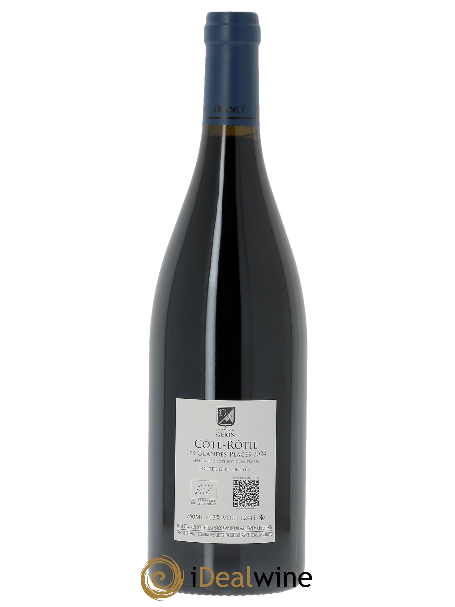 Côte-Rôtie Les Grandes Places Jean-Michel Gerin  2024 - Lot de 1 bouteille - 1