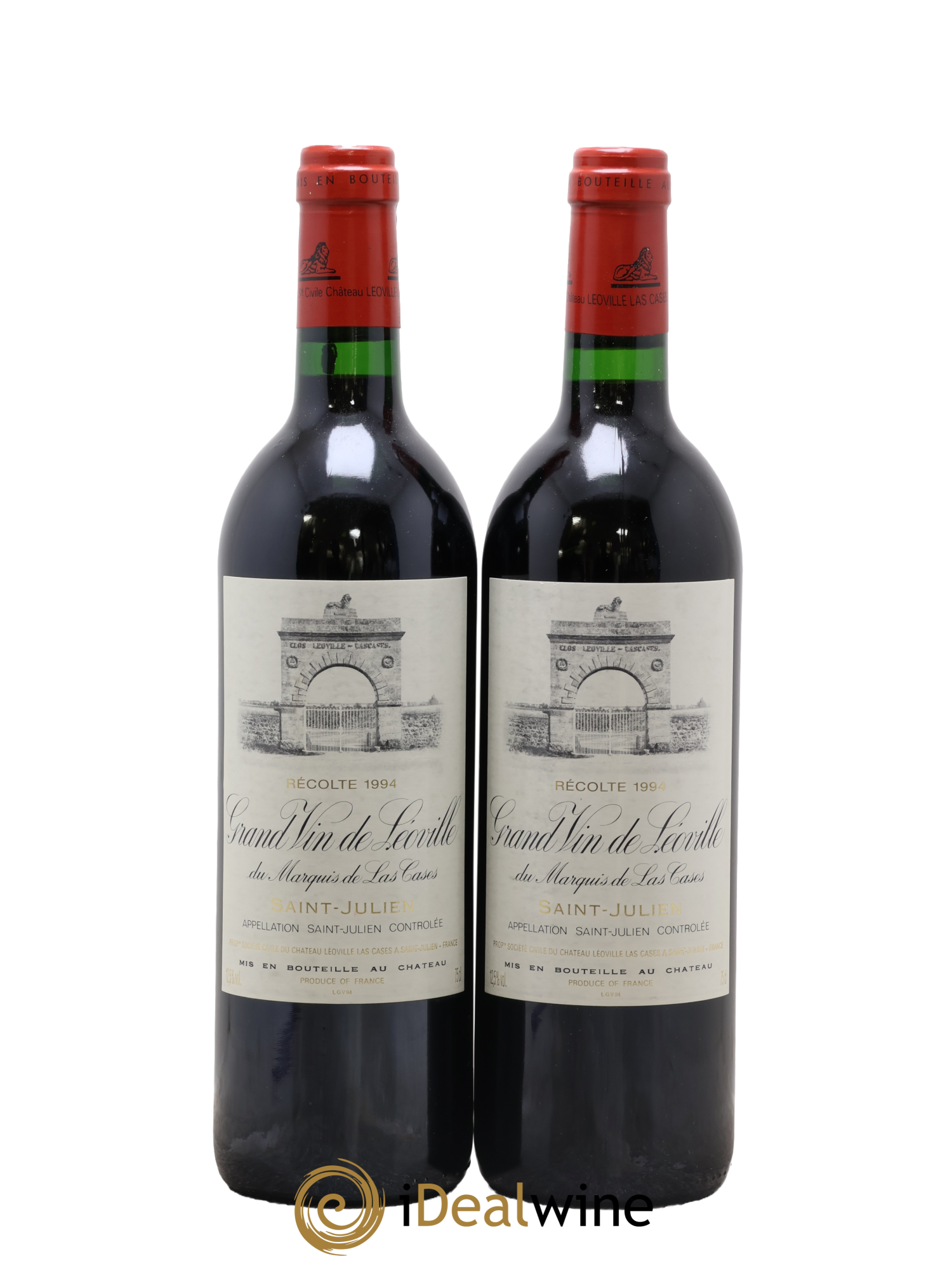 Château Léoville Las Cases 2ème Grand Cru Classé 1994 - Lot de 2 bouteilles - 0