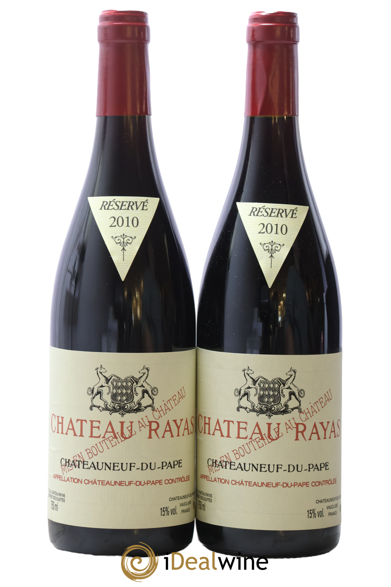 Châteauneuf-du-Pape Château Rayas Emmanuel Reynaud 2010 - Lotto di 2 bottiglie - 0