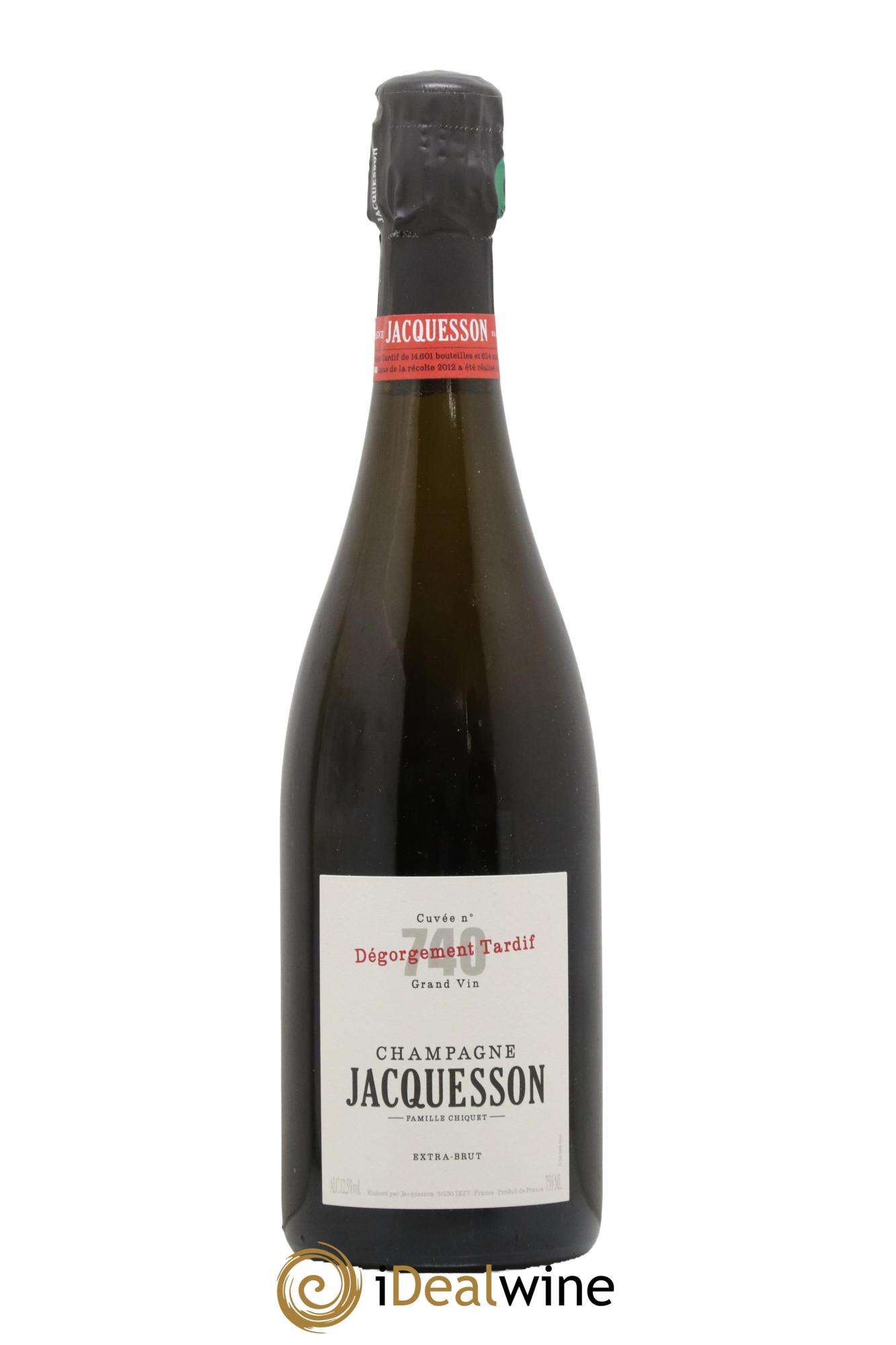 Cuvée 740 Dégorgement Tardif Extra-Brut Jacquesson - Lot de 1 bouteille - 0