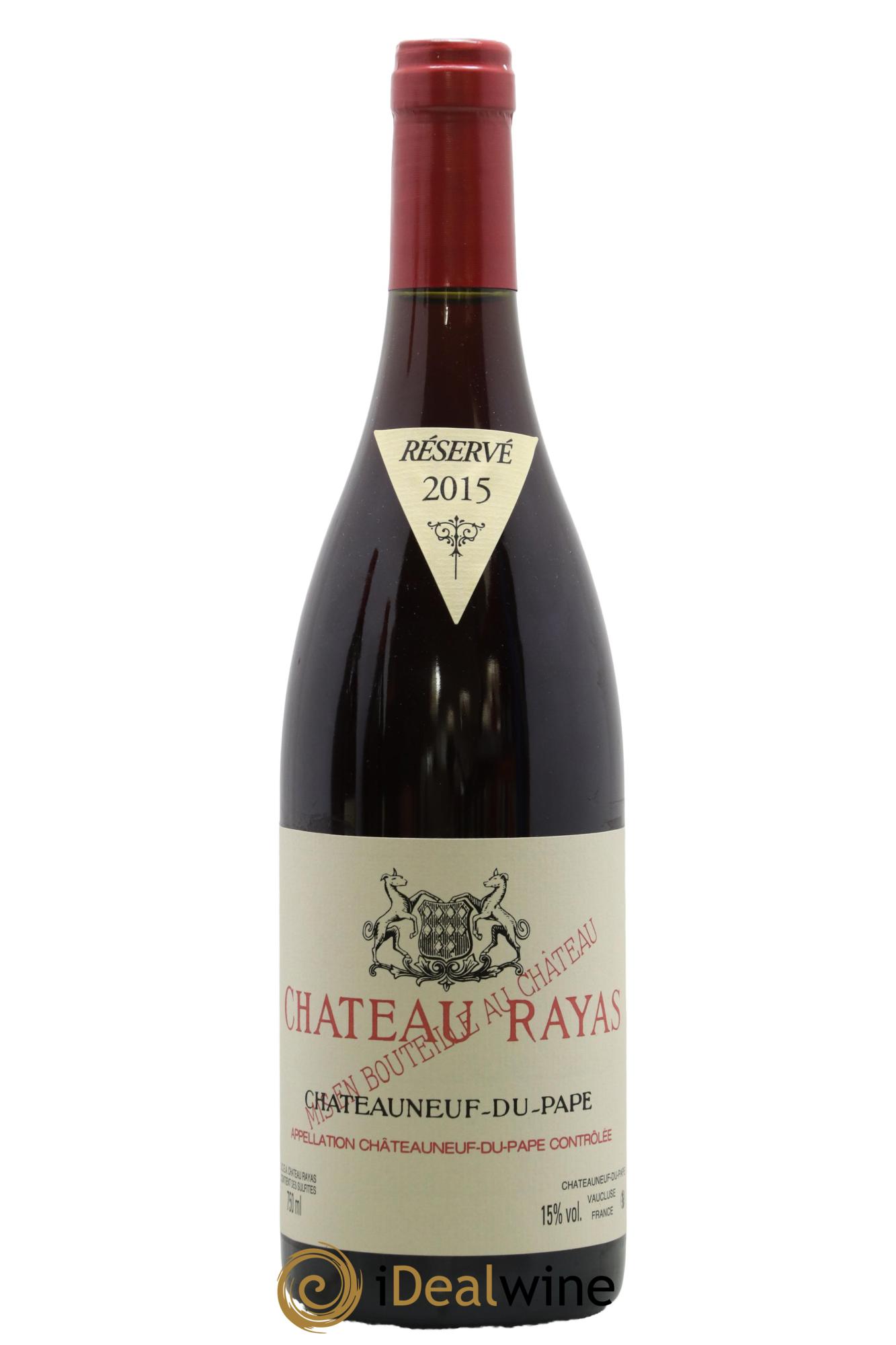 Châteauneuf-du-Pape Château Rayas Emmanuel Reynaud 2015 - Lot de 1 bouteille - 0