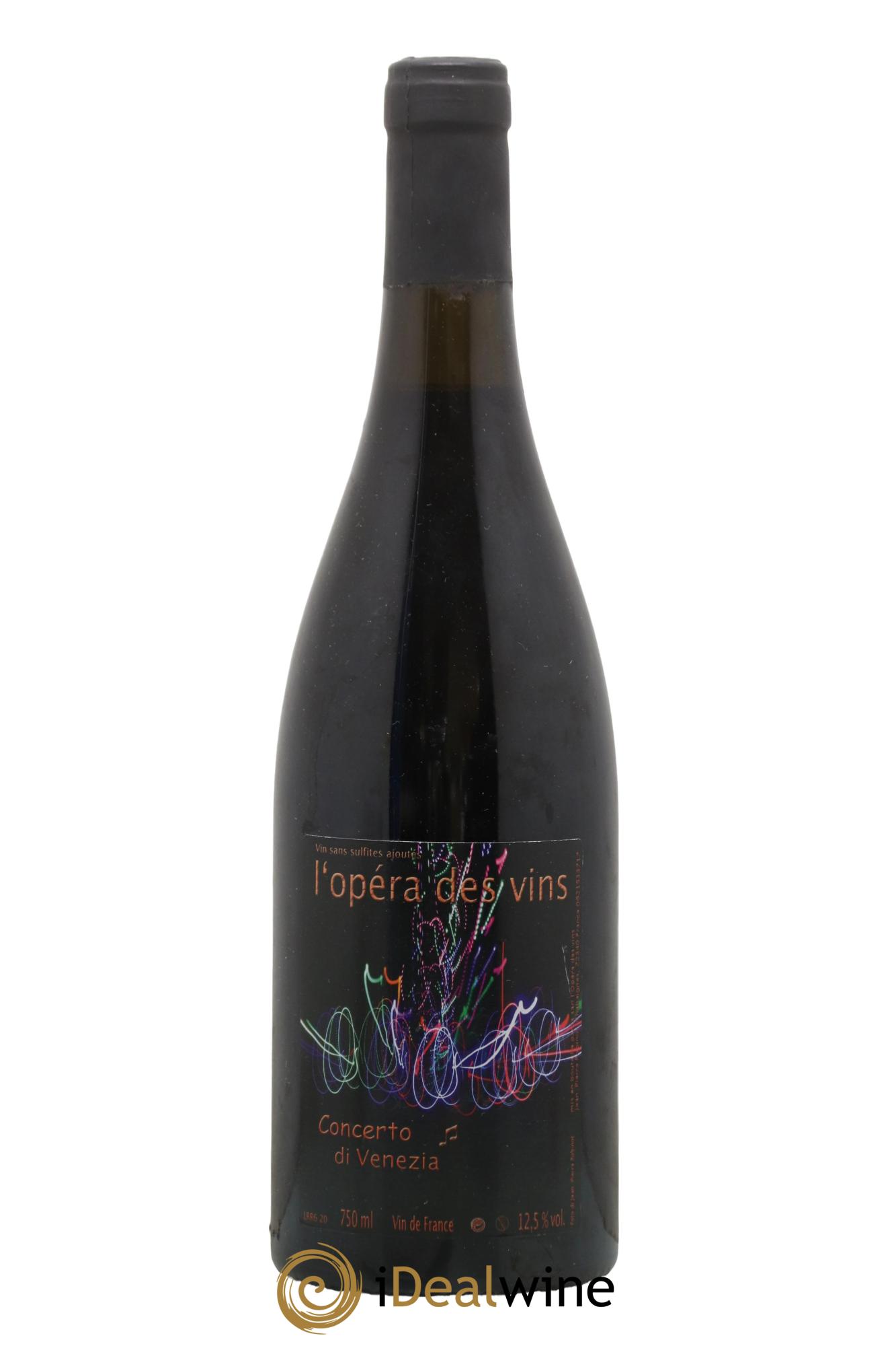 Vin de France L'Opéra Des Vins Concerto Di Venezia Domaine Les Vignes de l'Ange Vin 2020 - Lot de 1 bouteille - 0